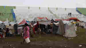 Haitians Who Have Lost Their Homes Are Living On A Muddy Soccer Field