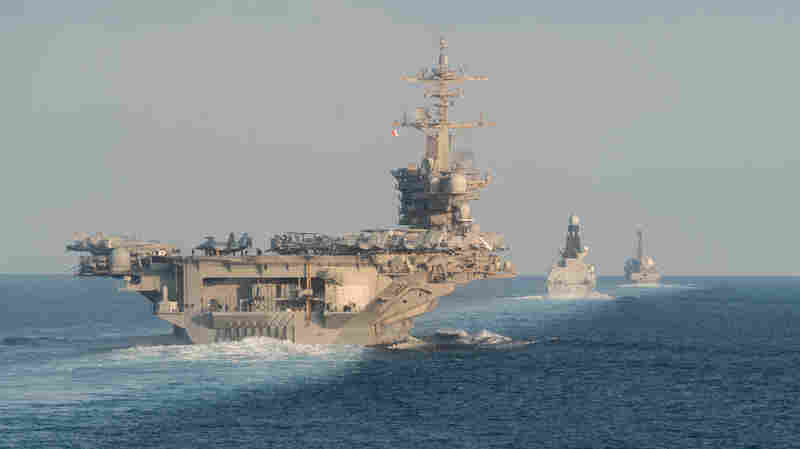 A Search Is Underway For 5 Crew Members Missing After A U.S. Navy Helicopter Crash