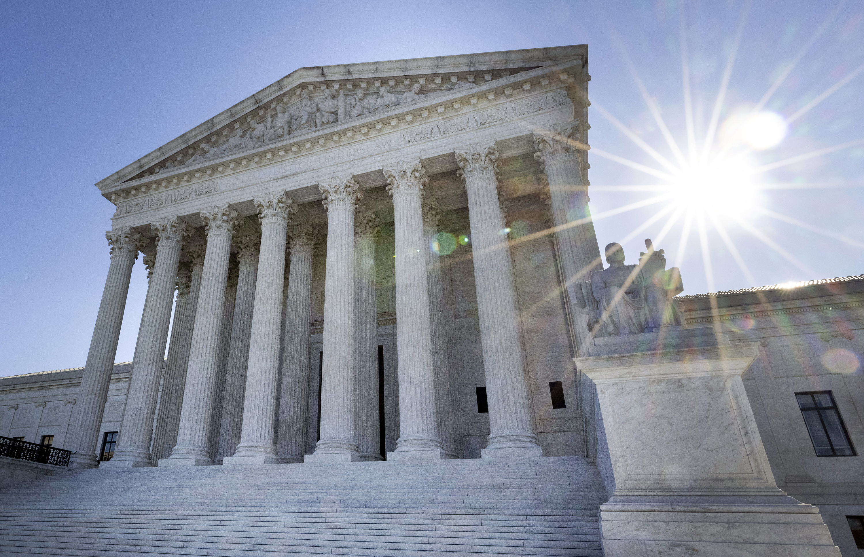 The high court has conducted oral arguments remotely since May 2020 as a result of the coronavirus pandemic. (Getty Images)