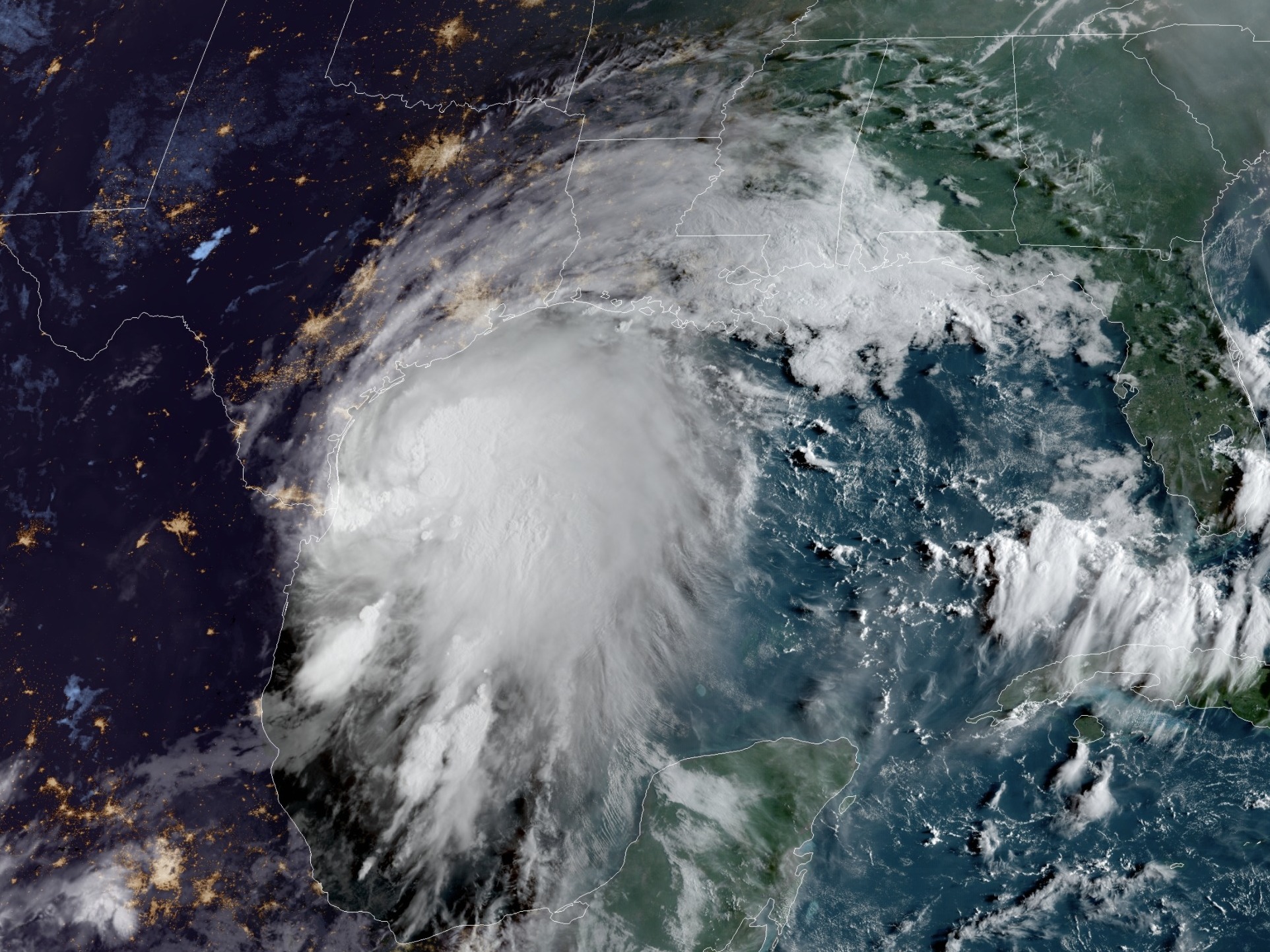 Parts of the Texas Gulf Coast may see 20 inches of rain from Tropical Storm Nicholas