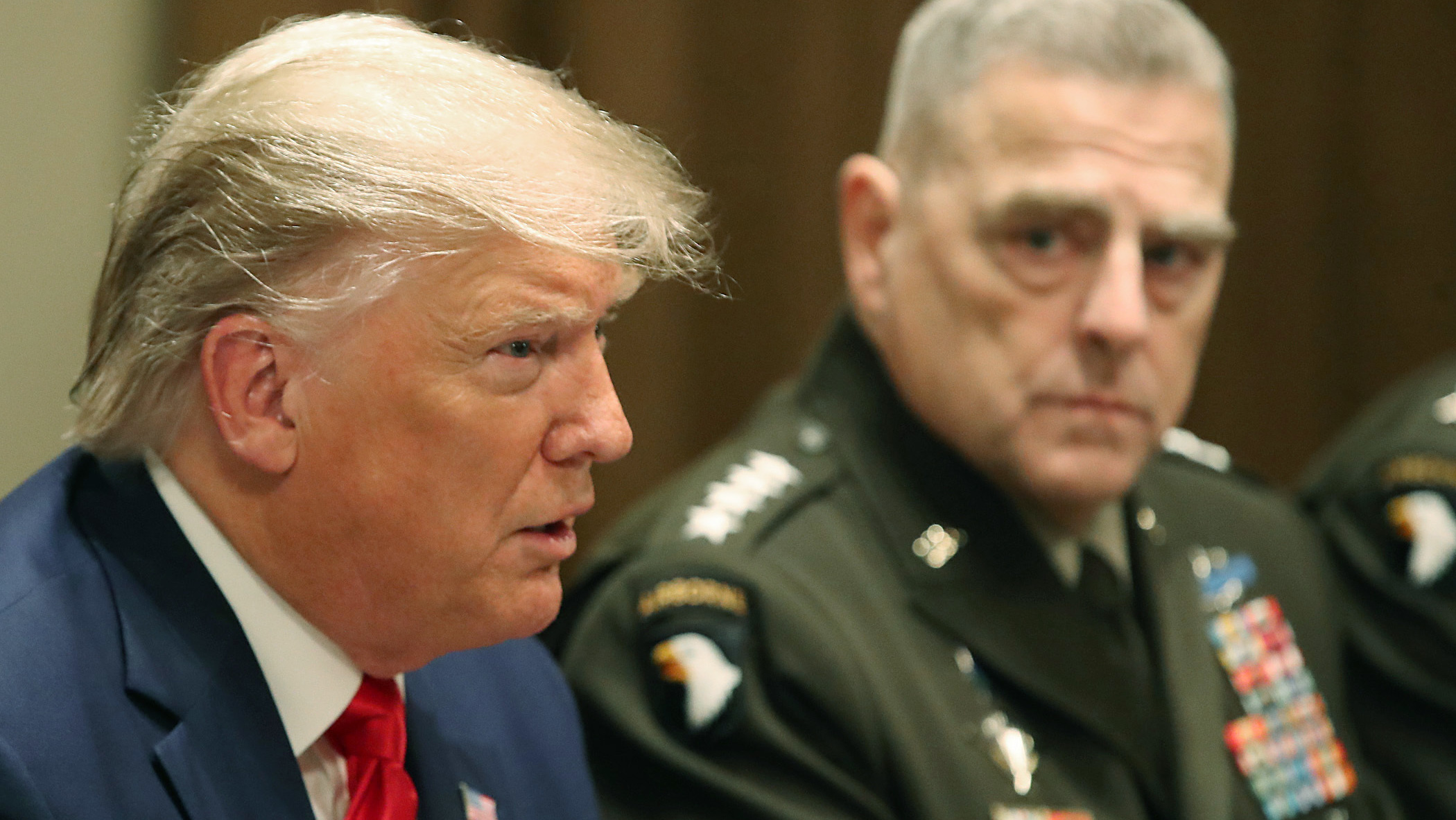 Gen. Mark Milley, chairman of the Joint Chiefs of Staff, sought to reassure China's military that the U.S. wasn't planning an attack in the final months of former President Donald Trump's term in office, according to the book <em>Peril</em>. (Getty Images)