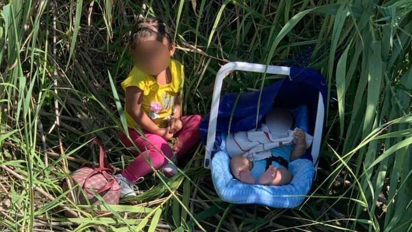 5 year old abandoned at border