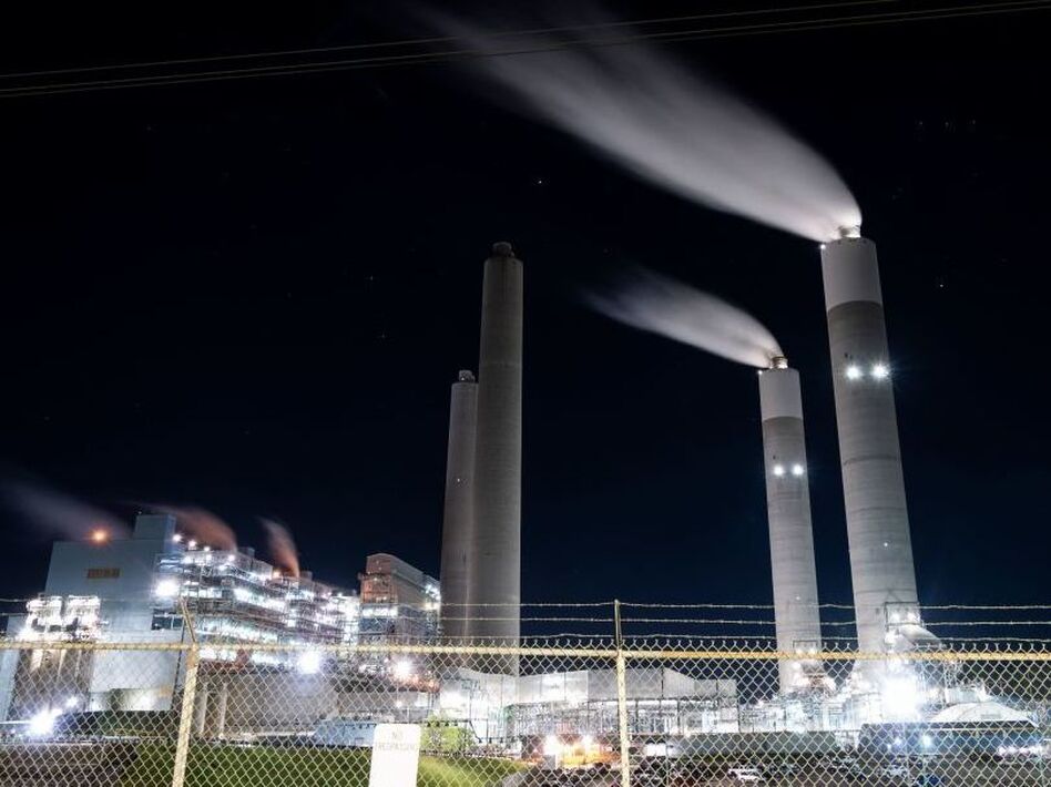 Meeting the goals of the Paris Agreement will require completely eliminating carbon dioxide emissions from coal-burning power plants like this one in Adamsville, Alabama (ANDREW CABALLERO-REYNOLDS/AFP via Getty Images)
