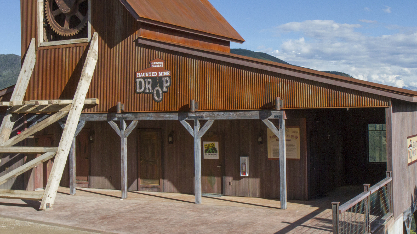 The Haunted Mine Drop is shown in this July 2017 file photo at Glenwood Caverns Adventure Park in Glenwood Springs, Colo. A recent investigation revealed a 6-year-old girl on vacation with her family died earlier this month after operators of the vertical drop ride did not properly check her seatbelts.