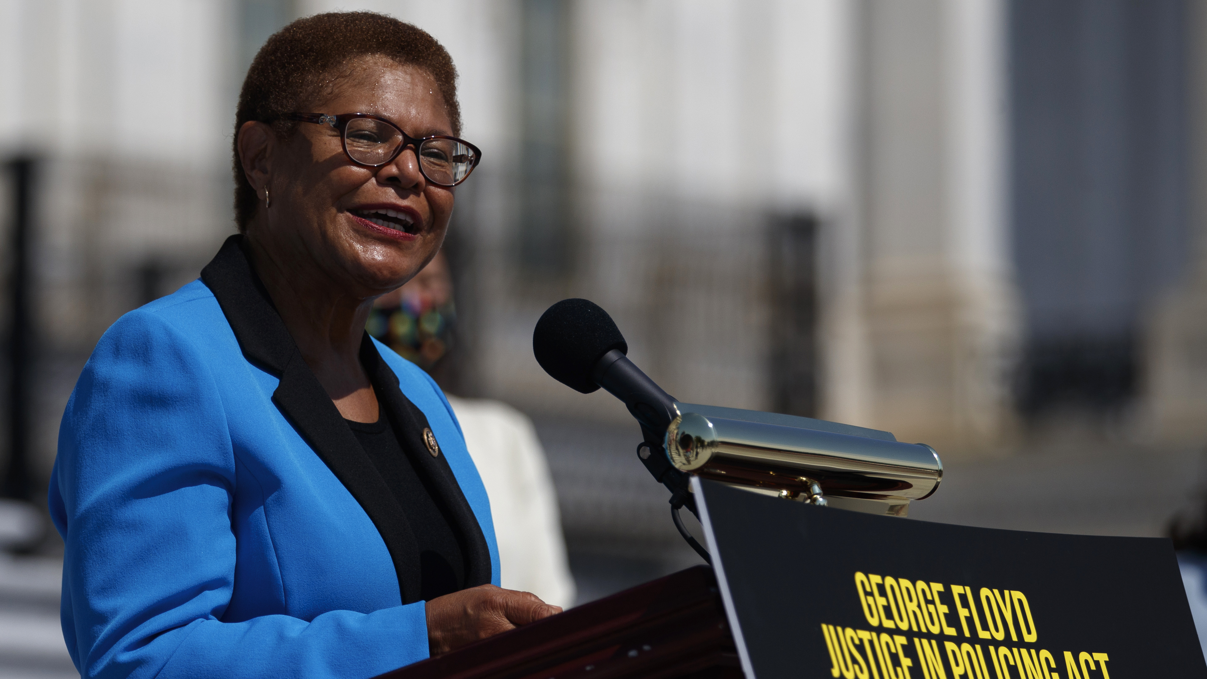 Rep. Karen Bass, D-Calif., has launched a bid to become the next mayor of Los Angeles.