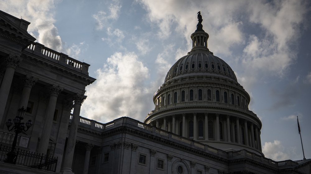 Congress is moving to avert one crisis while putting off another. Both the House and Senate approved legislation Thursday that would fund the federal government through Dec. 3. (Getty Images)