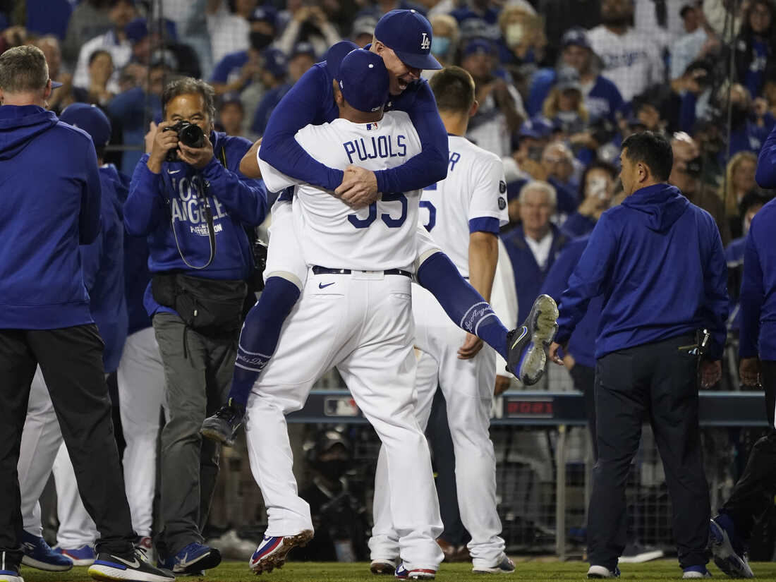 Julio Urias Los Angeles Dodgers Fanatics Authentic Unsigned 2020 MLB World Series Champions Final Out Photograph