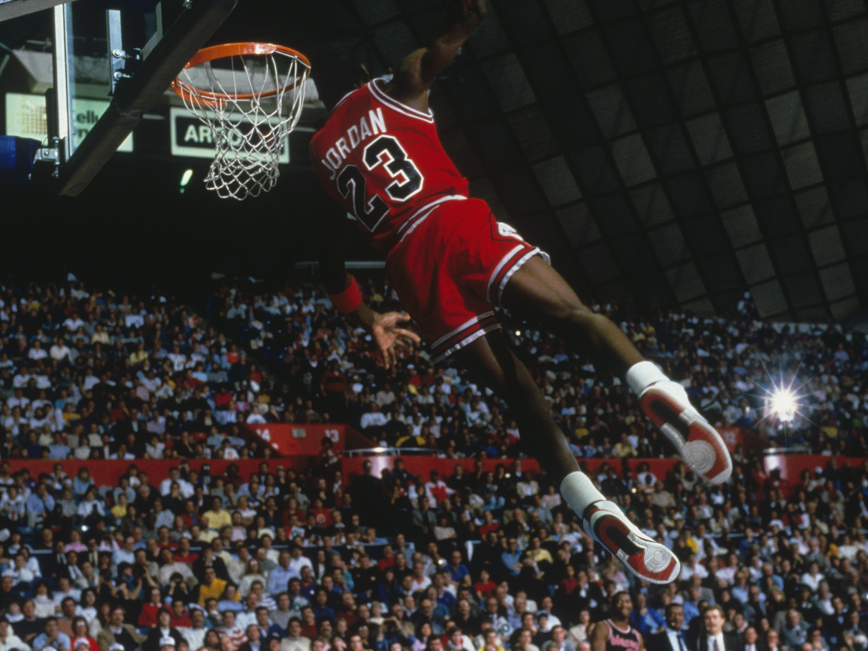 The shoes from Michael Jordan's rookie season sold for a record $1.47 million