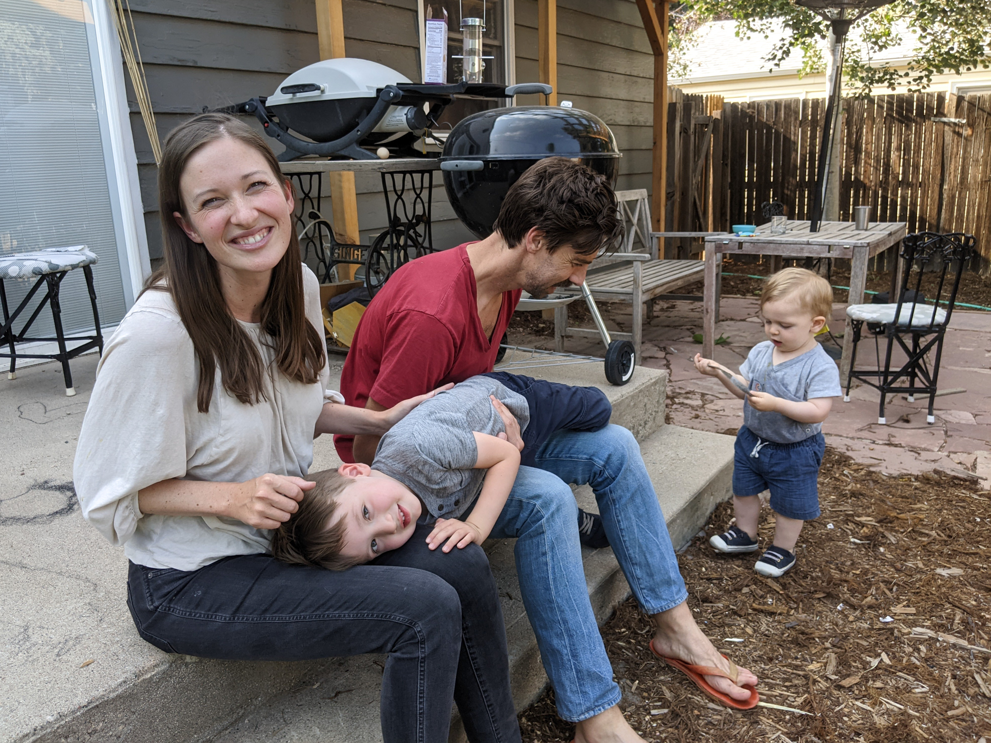 When Caitlin Wells Salerno and Jon Salerno's first son, Hank, was born, his delivery cost the family only $30. Gus' bill came in at more than $16,000, all told — including the $2,755 ER charge. The family was responsible for about $3,600 of the total. (Rae Ellen Bichell/KHN)