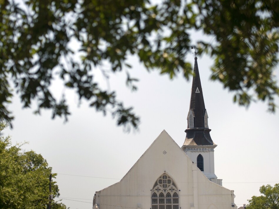 A view of the Emanuel AME Church is seen June 18, 2015, in Charleston, S.C. (Brendan Smialowski/AFP via Getty Images)