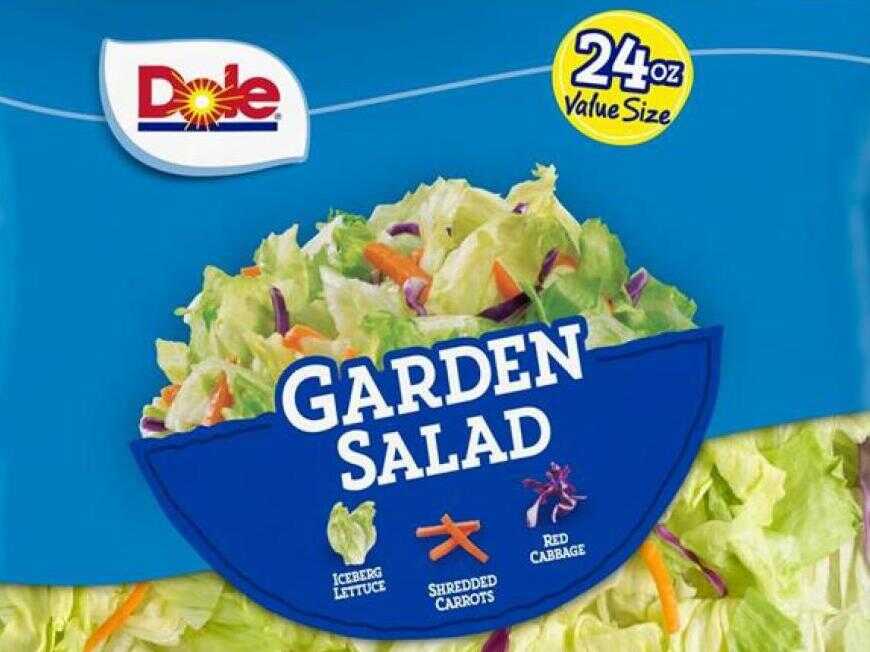 Dole recalls bags of garden salad due to possible listeria risk NPR