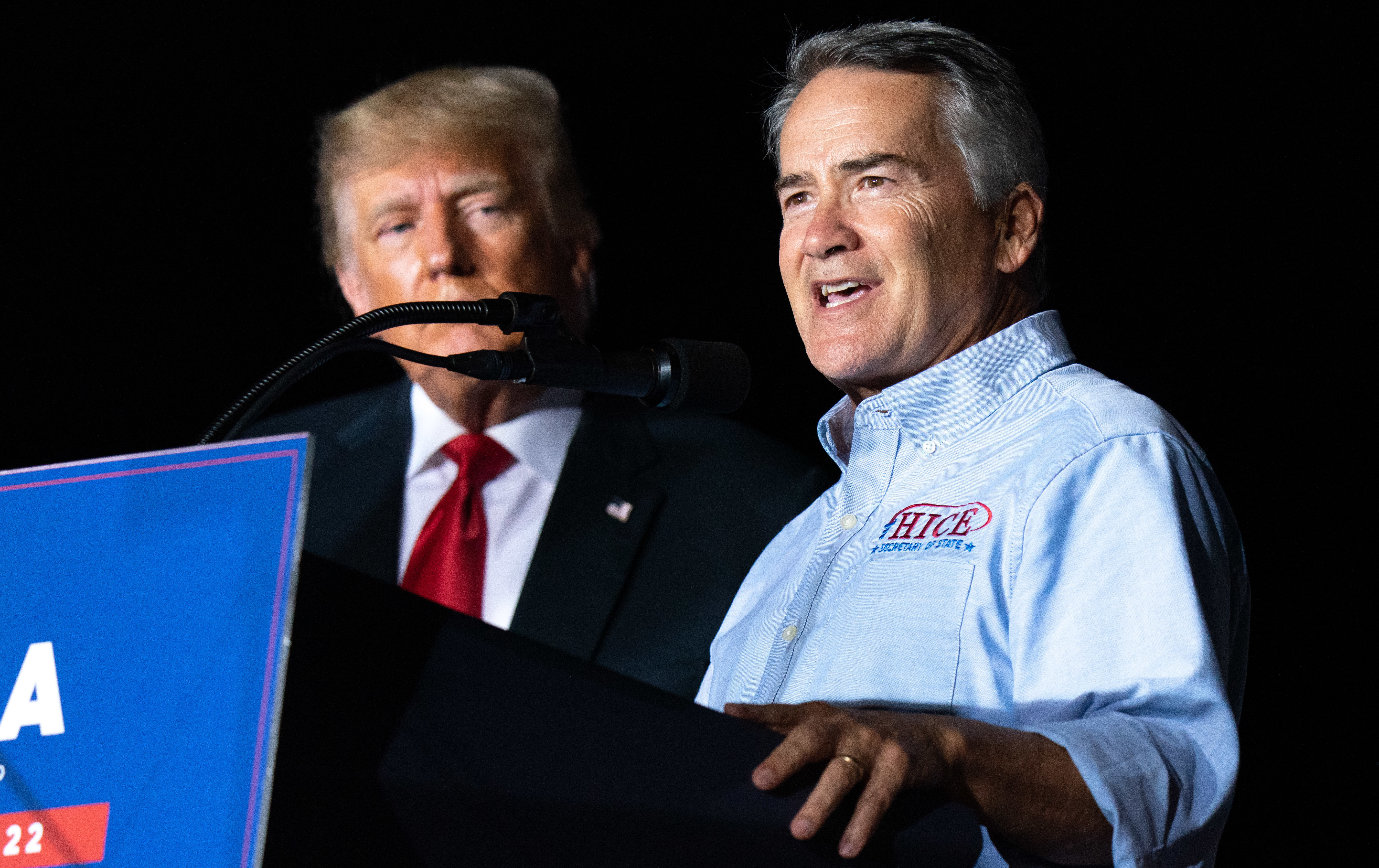 Rep. Jody Hice, R-Ga., is running to become Georgia secretary of state and has the endorsement of former President Donald Trump. The current secretary, Brad Raffensperger, notably refused Trump's entreaties to overturn the state's 2020 election. (Getty Images)