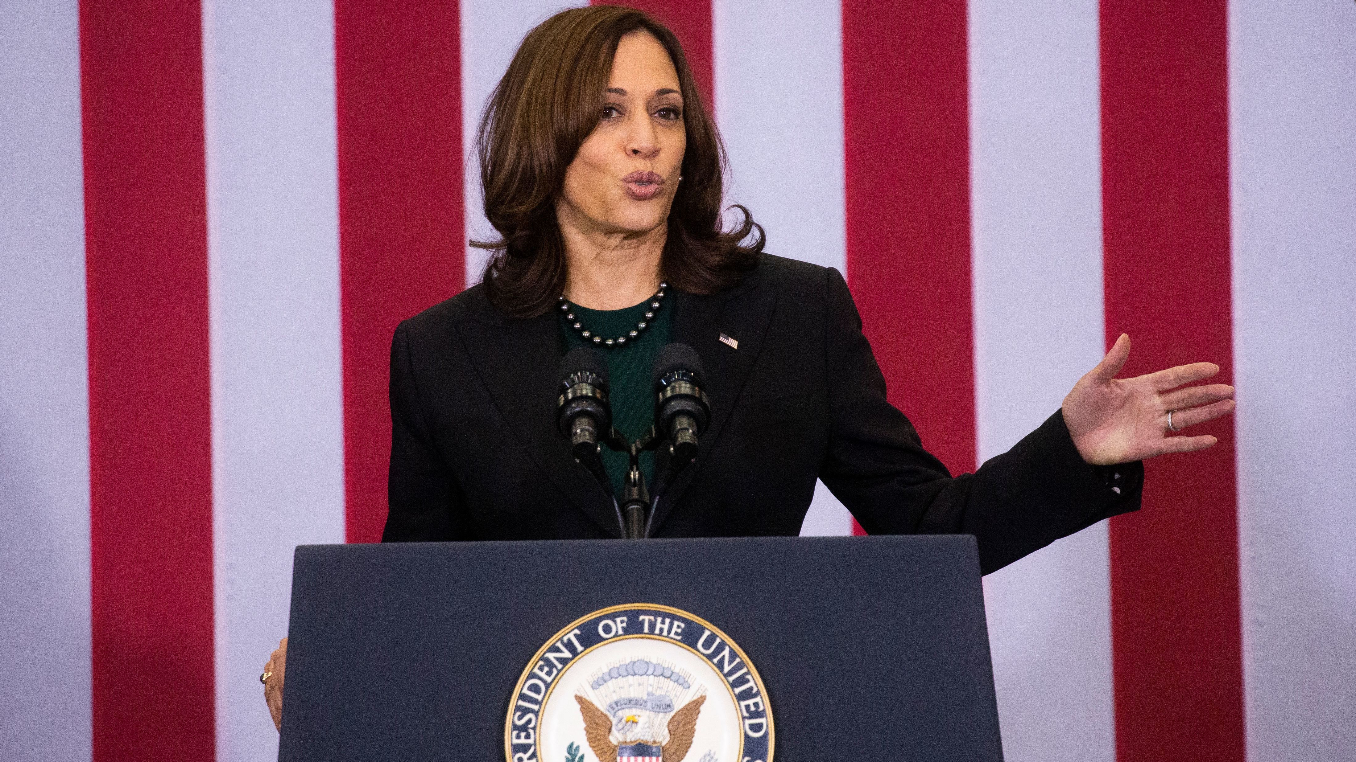 Vice President Harris will travel overseas next week to meet with world leaders at two conferences in Paris.