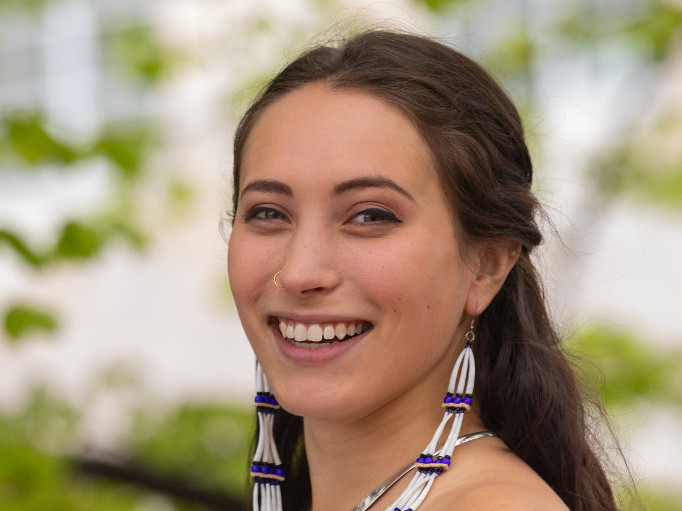 Ruth Miller is among a group of young Indigenous activists who have come to add their voice to COP26. (Wilson Center)