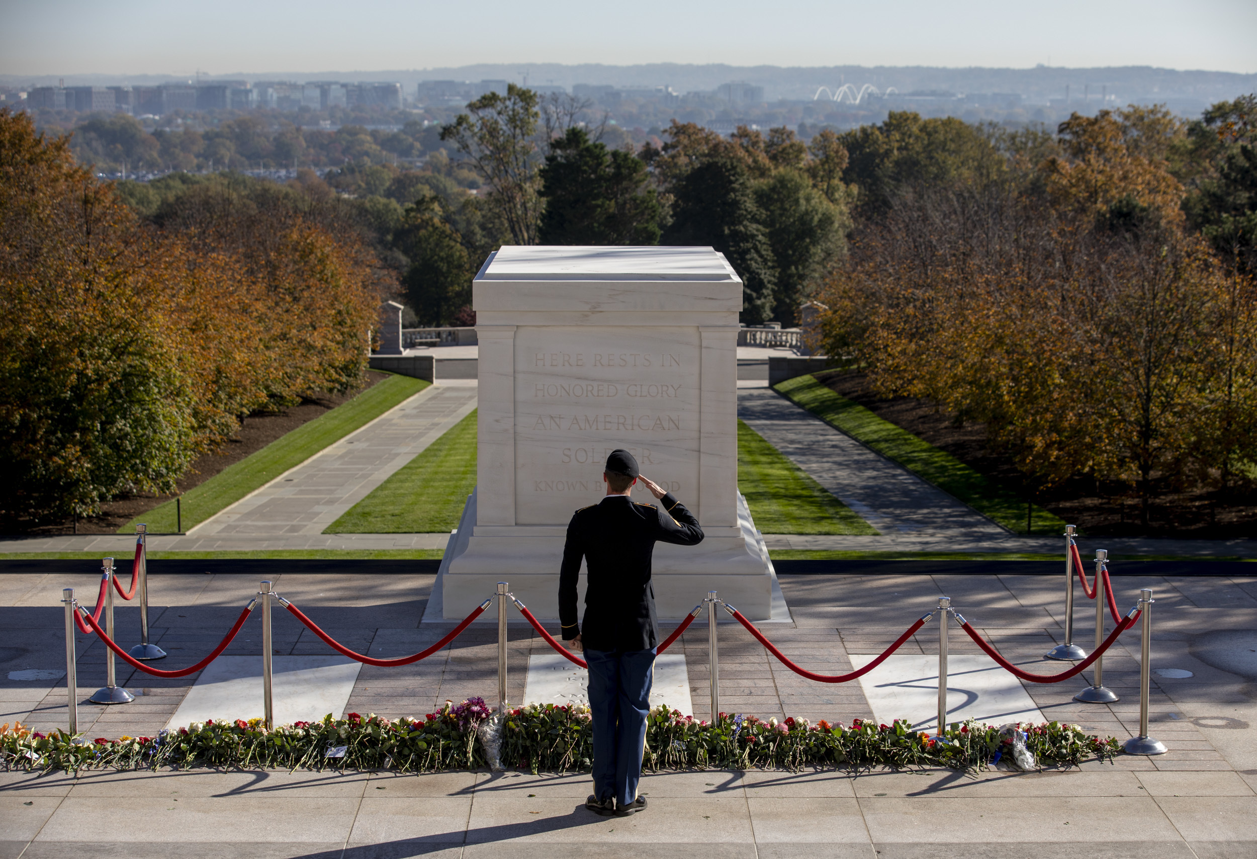 Tomb Of The Unknown Soldier briefly opens to visitors ahead of its centennial : NPR