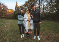 Zahra Yagana, her daughter Parisa and son Jawed spent close to two months at Fort McCoy in western Wisconsin.