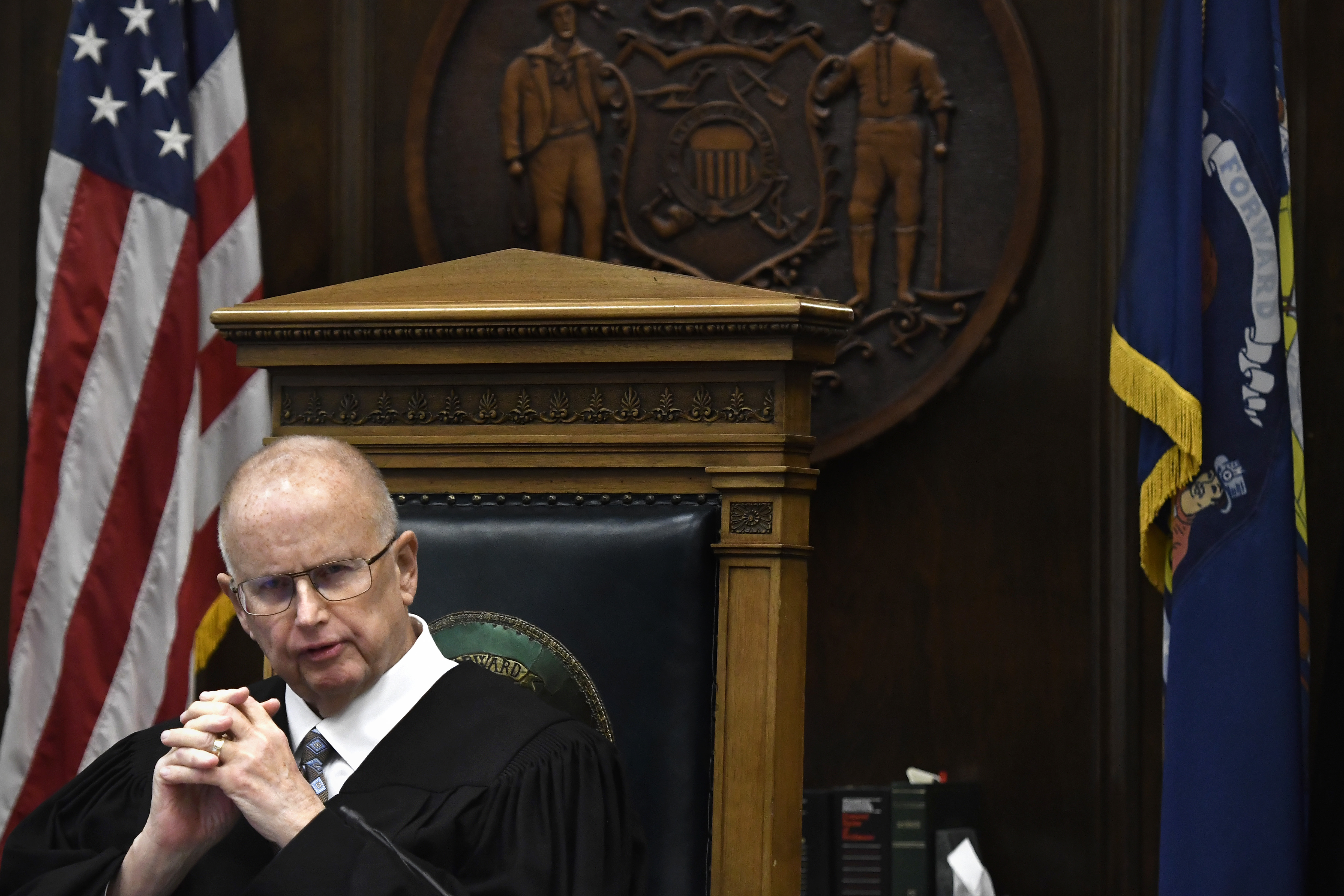 Judge Bruce Schroeder has alternately drawn cheers and criticism from legal experts and other observers of the Kyle Rittenhouse trial. (Getty Images)