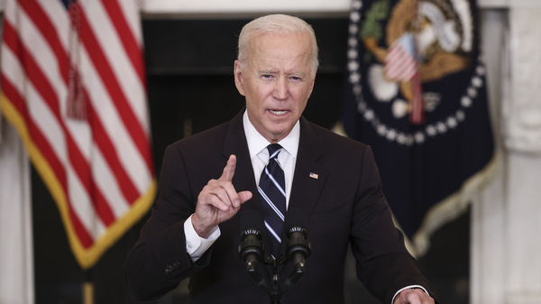 President Biden announced a mandate for federal workers to get vaccinated at the White House on Sept. 9.