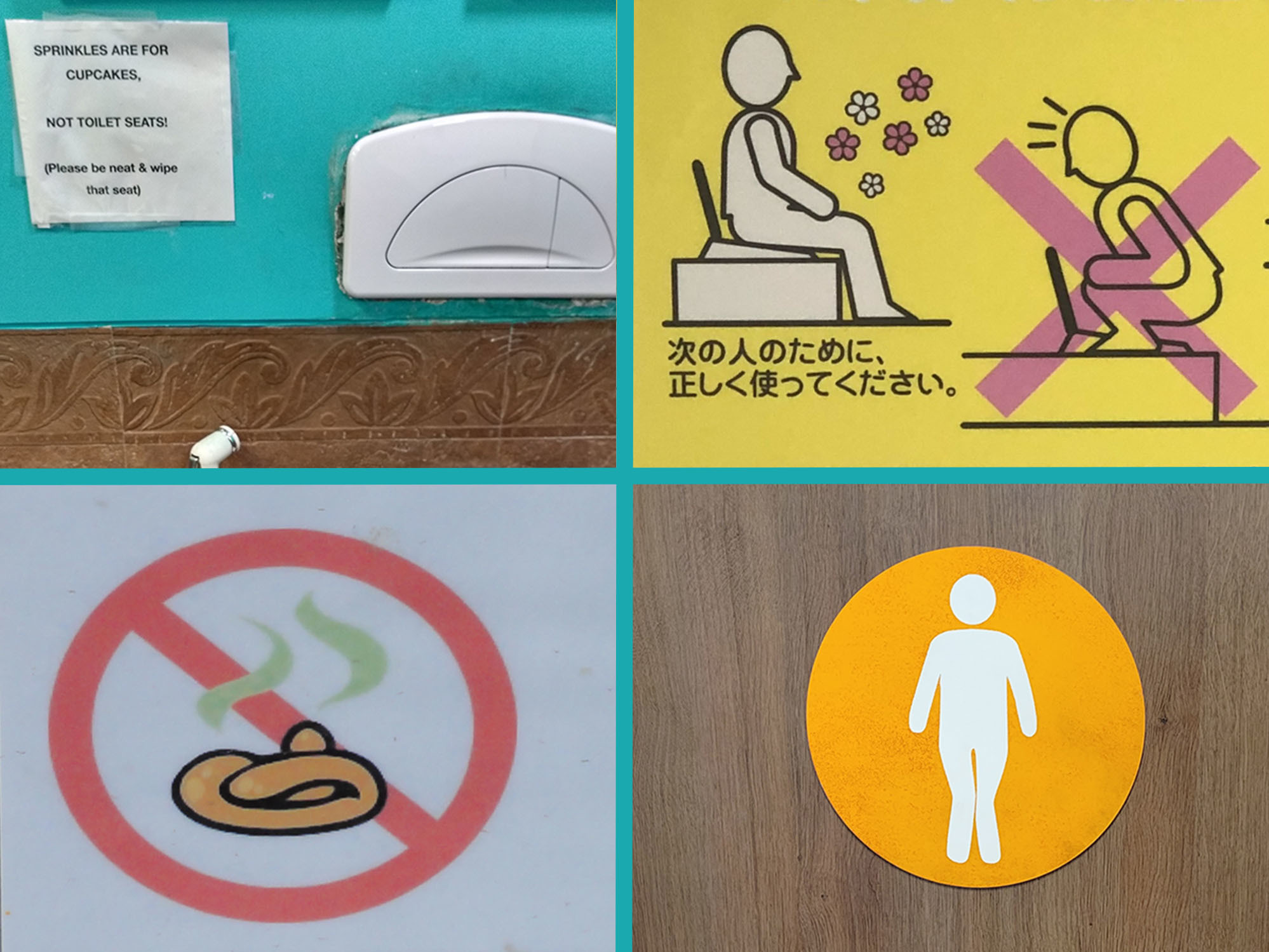 It's World Toilet Day! Time for quirky signs (thanks, readers) ... and serious talk