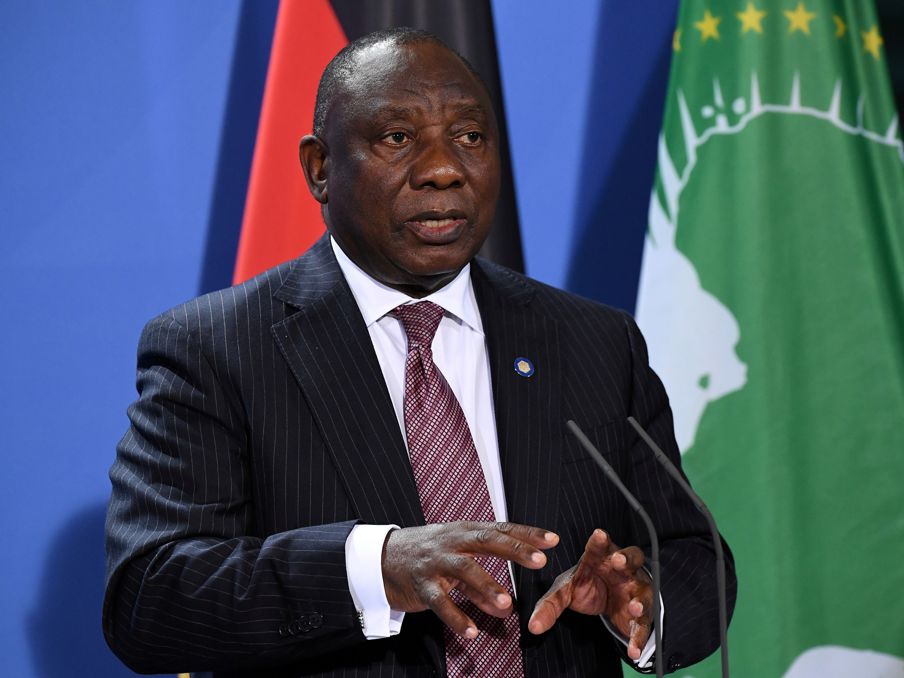 South African President Cyril Ramaphosa in August. He called on Western nations on Sunday to scrap travel restrictions placed on southern Africa to stem the spread of the omicron variant. &quot;The prohibition of travel is not informed by science nor will it be effective in preventing the spread of this variant,&quot; he said. (Tobias Schwarz/Reuters)