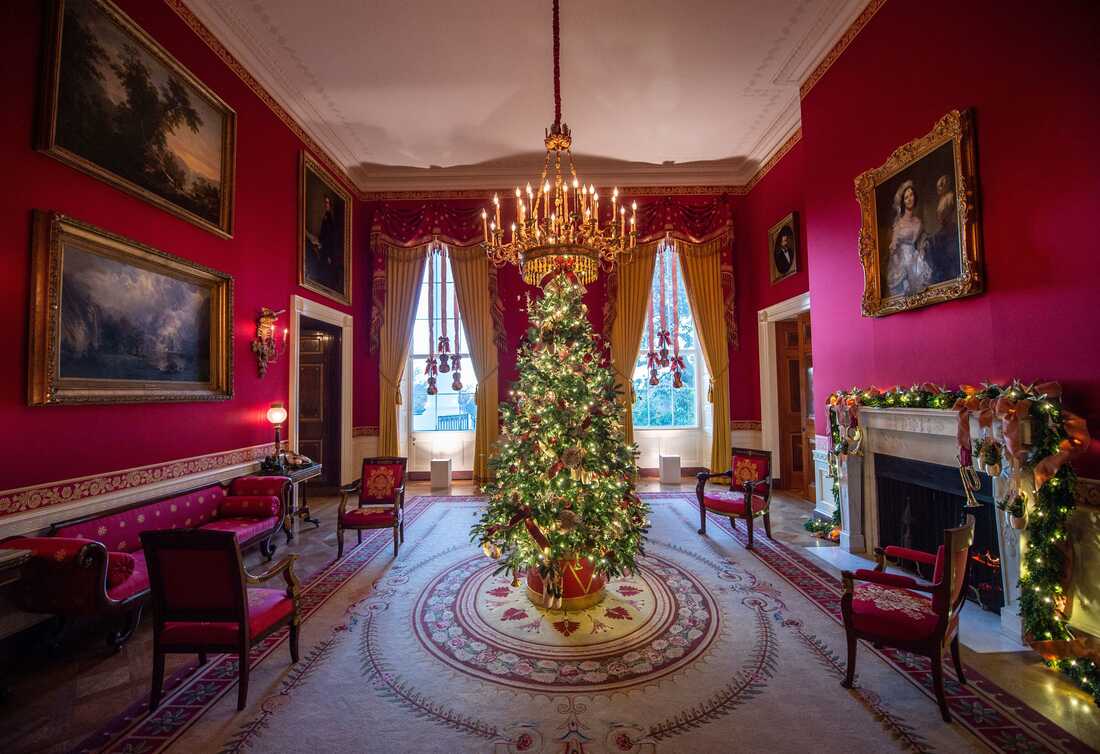 See how the Bidens have decorated for their 1st White House Christmas : NPR