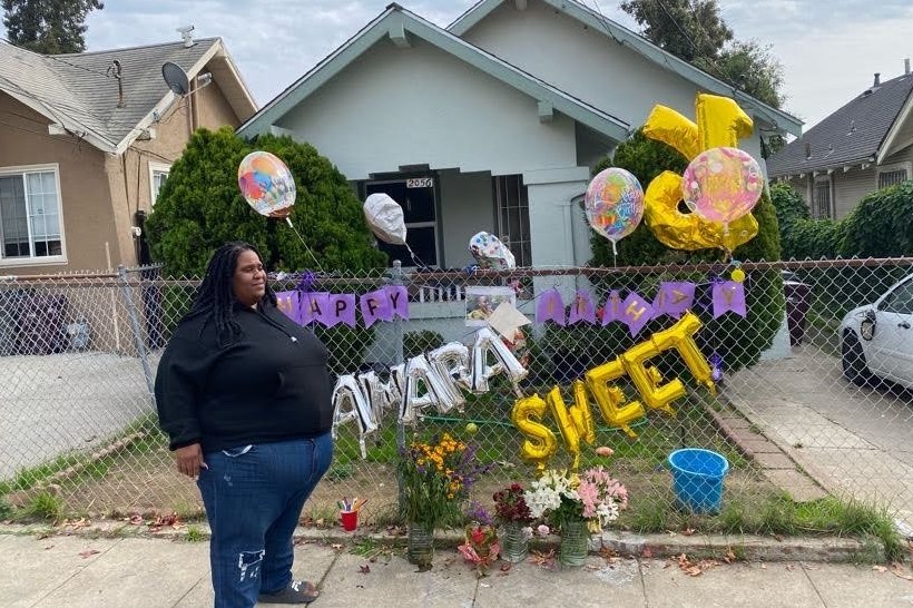 Chalinda Hatcher lost her 15-year-old daughter, Shamara Young, who was shot and killed in Oakland, Calif., in October. Hatcher wants the city to step up and help. (NPR)