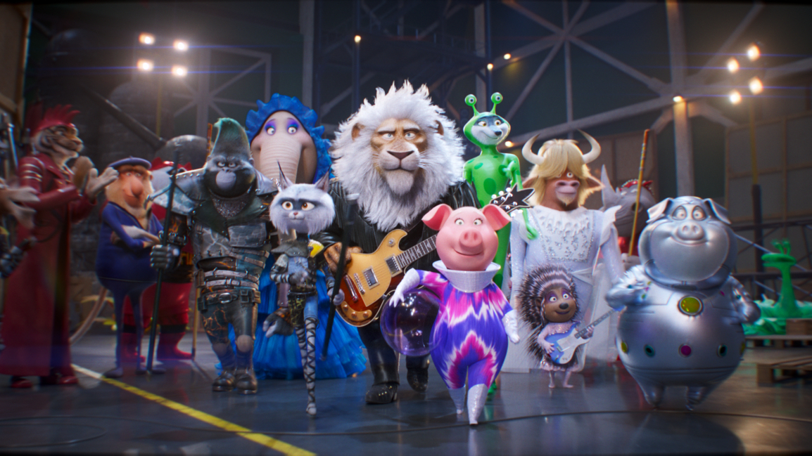 In Sing 2, a troupe of singing animals take a big gamble on hitting it big in a Vegas-like resort.
