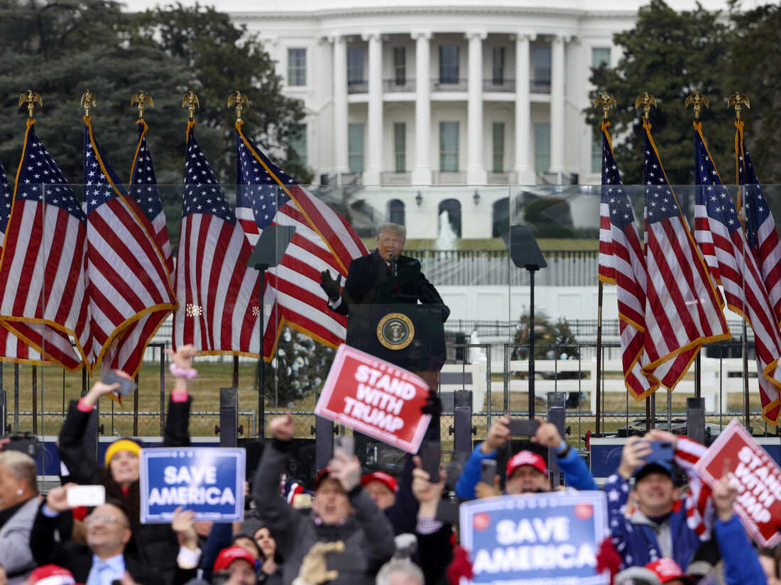 Trump still says his supporters weren't behind the Jan. 6 attack — but