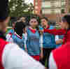 An Afghan girls soccer team rebelled to play the game they love. Now they're refugees