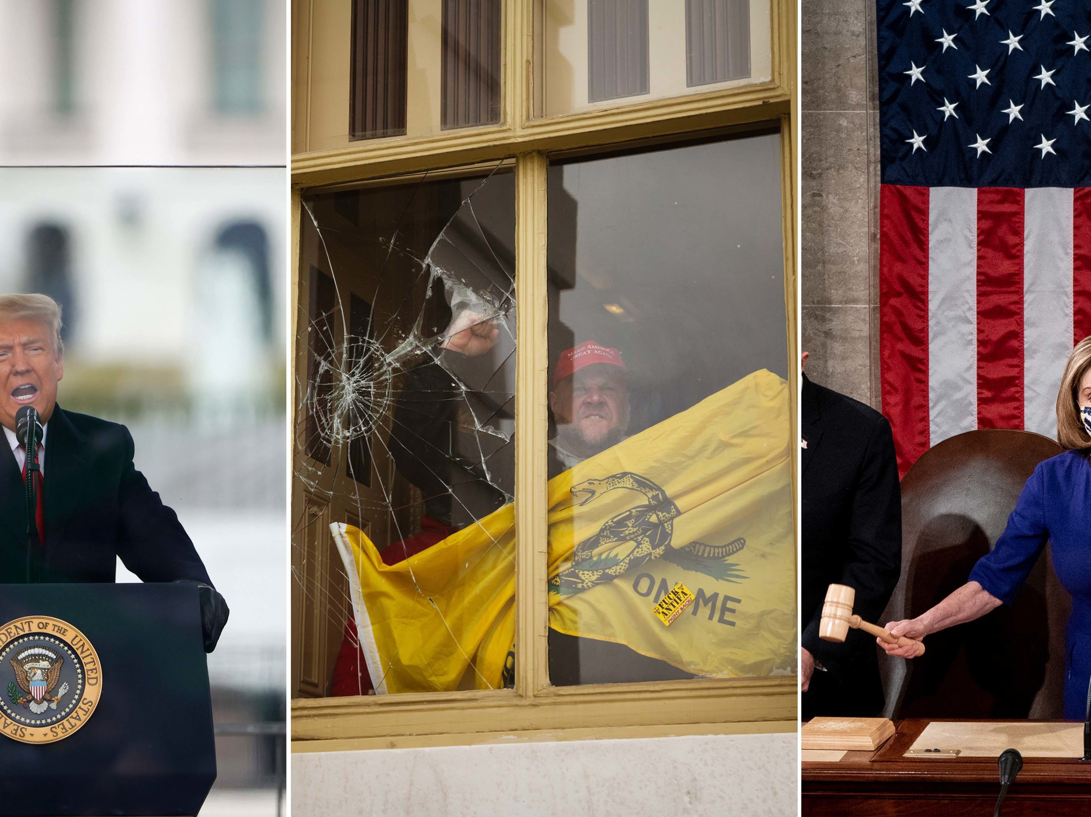 A timeline of the Jan. 6 Capitol attack — including when and how Trump responded