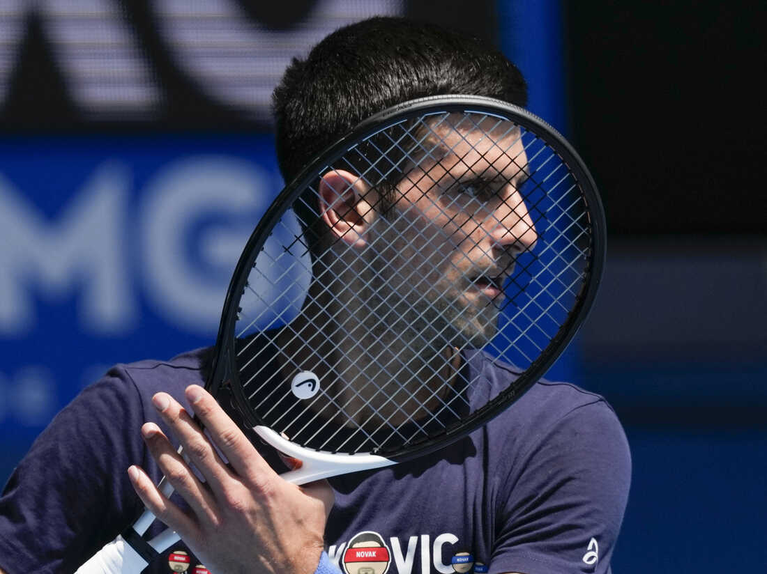 Djokovic admits there was a mistake on his Australia travel form : NPR