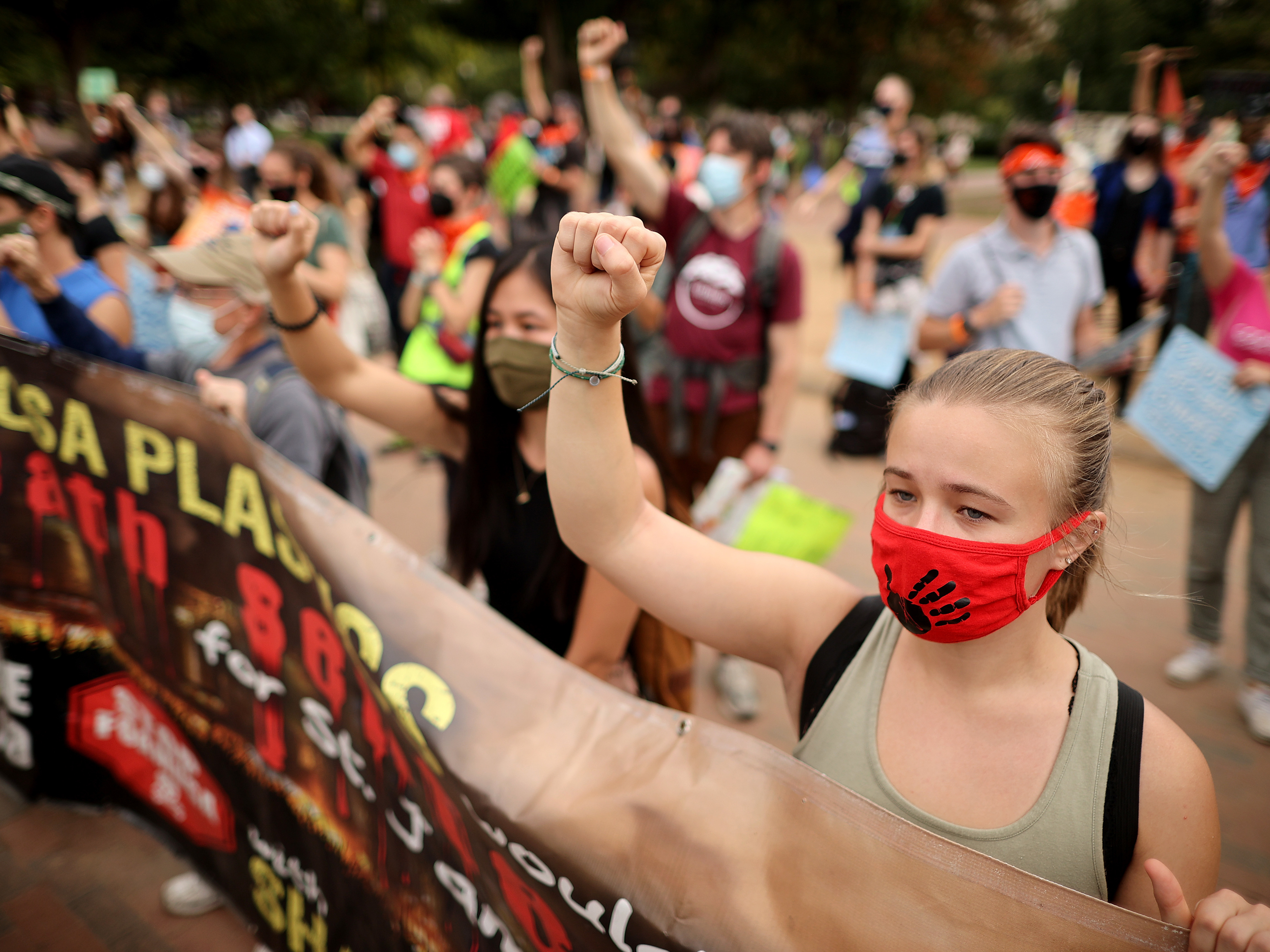 Young people have been on the front lines of activist movements, including on the issue of climate change. (Getty Images)