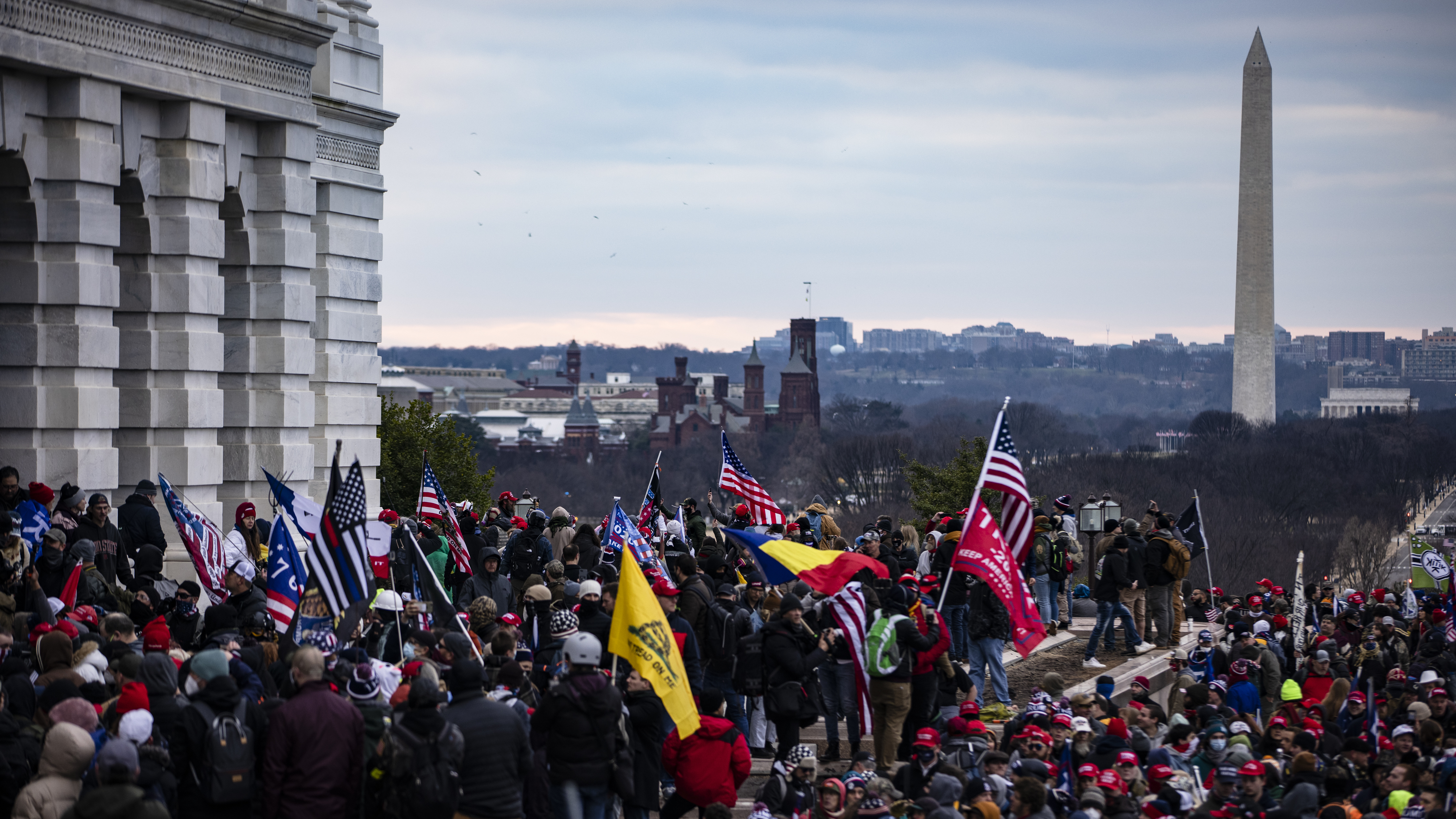 A pro-Trump mob stormed the U.S. Capitol on Jan. 6, 2021. Now, a nonprofit group said it has raised around $900,000 for the alleged rioters, but some of their families are raising questions about how the money is being spent. (Getty Images)