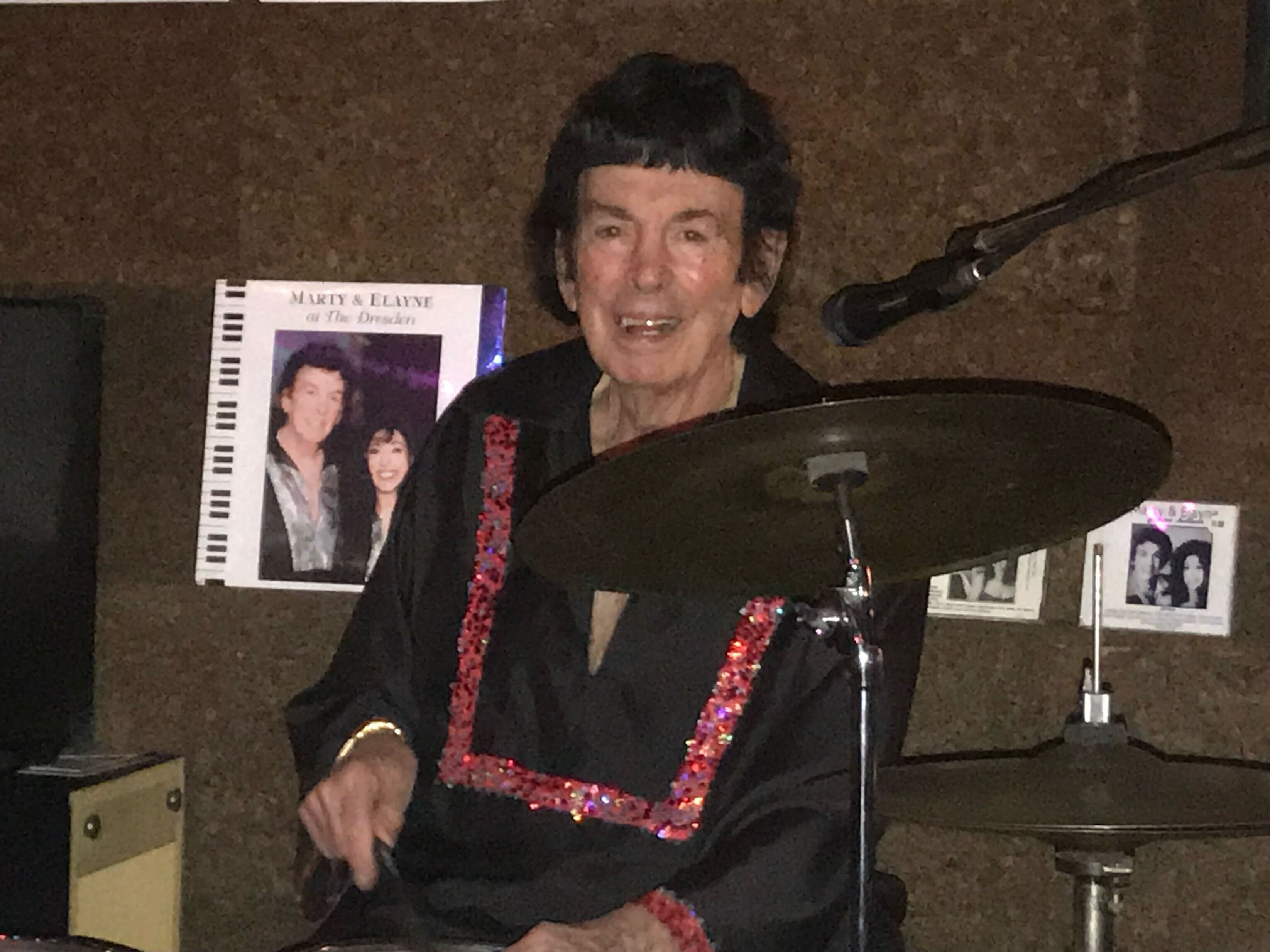 Marty Roberts performs at The Dresden in Los Angeles.