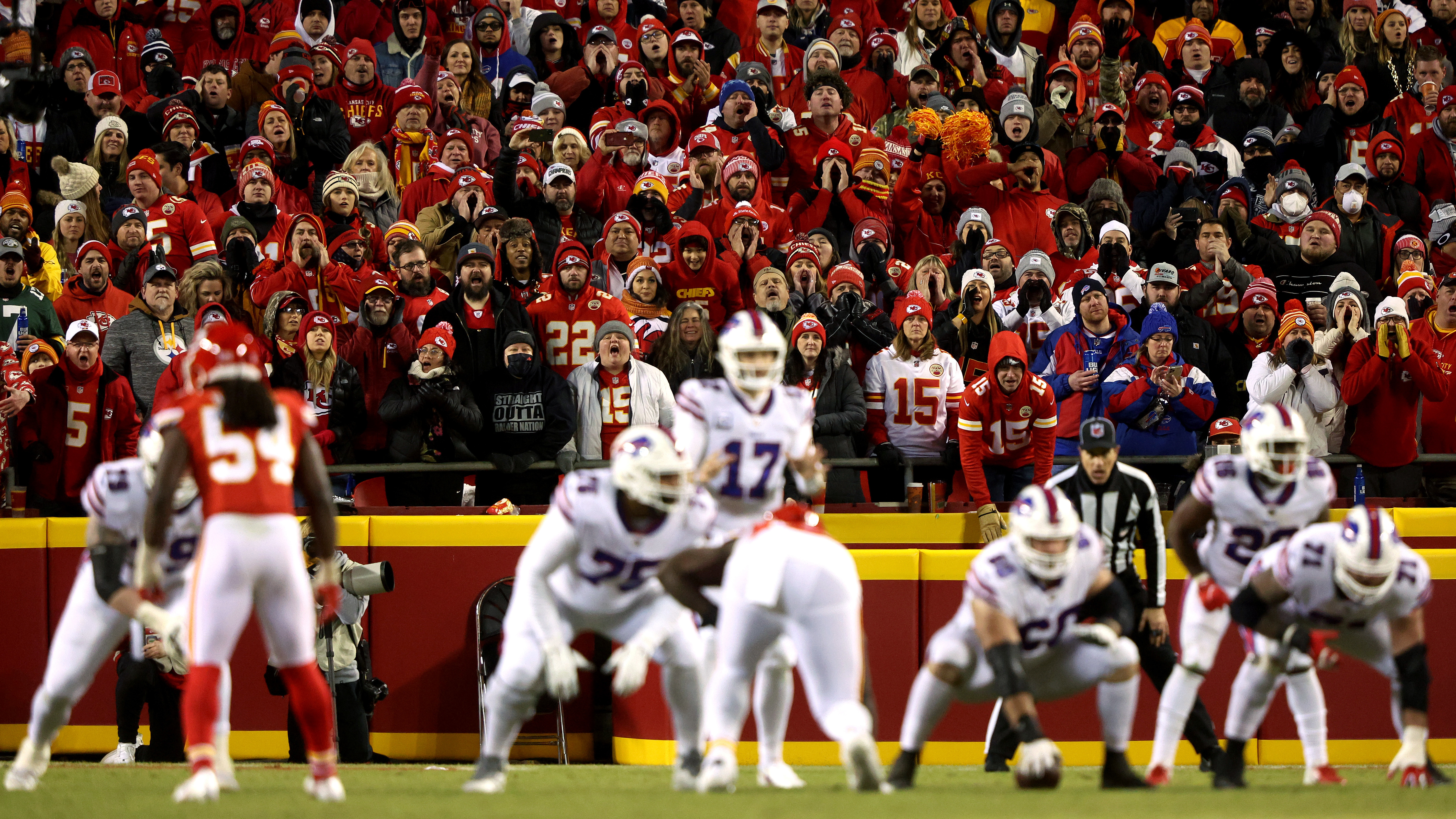 Football fans reveled in the exciting matchup between the Kansas City Chiefs and the Buffalo Bills in the AFC Divisional Playoff game at Arrowhead Stadium — but the game's ending in overtime left some feeling unsatisfied. (Getty Images)