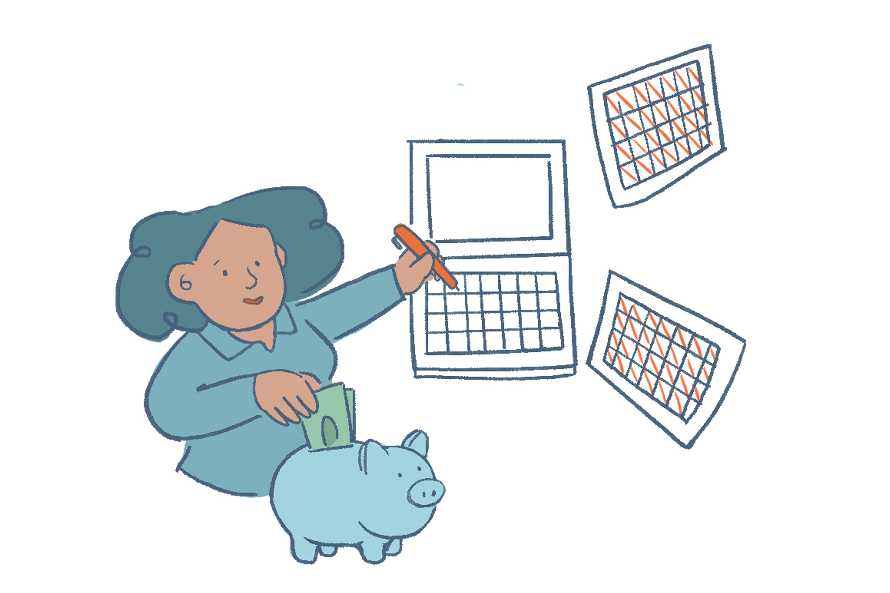 Saving and scheduling