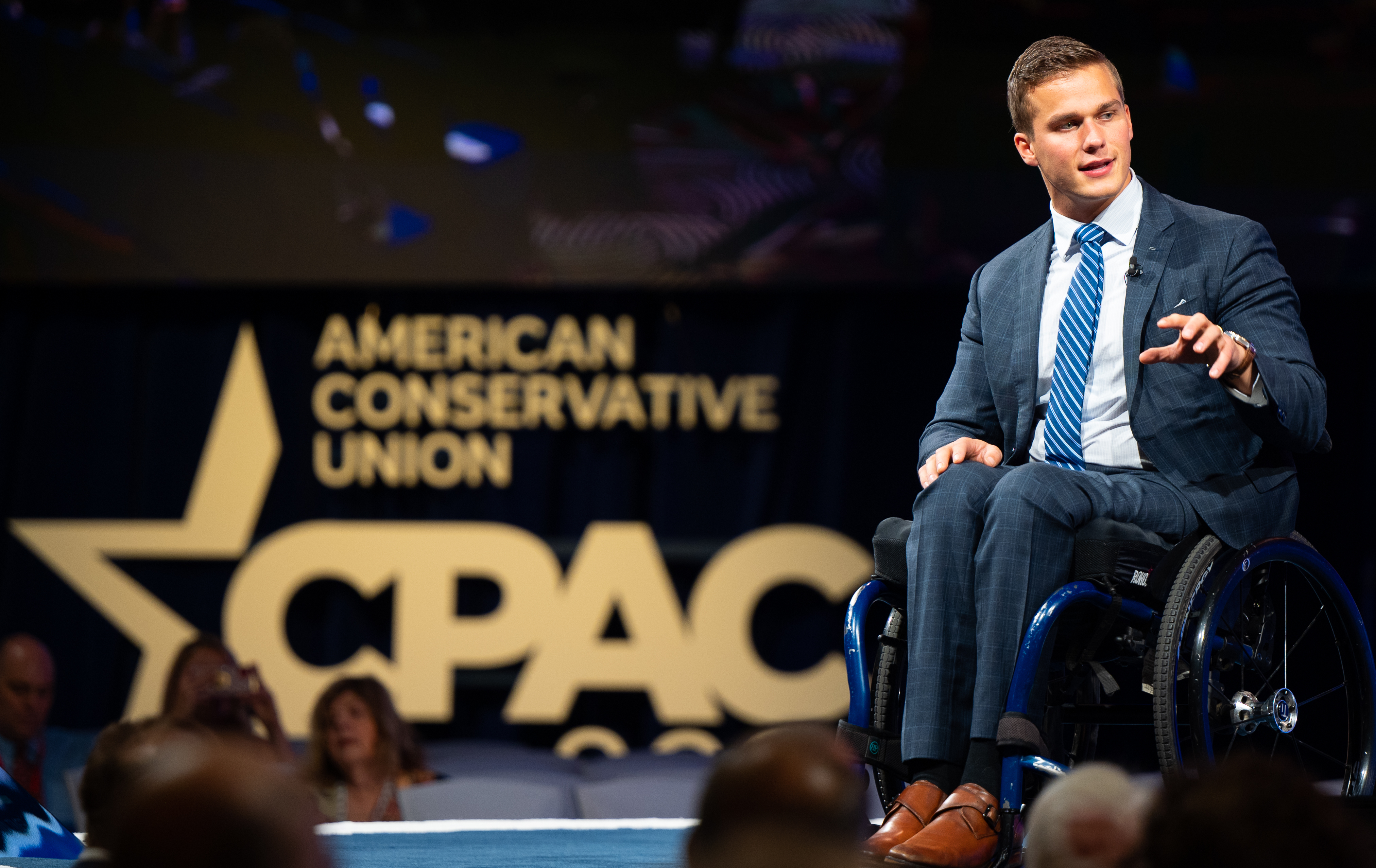 Rep. Madison Cawthorn, R-N.C., speaks during the 2021 Conservative Political Action Conference in Dallas. (Getty Images)
