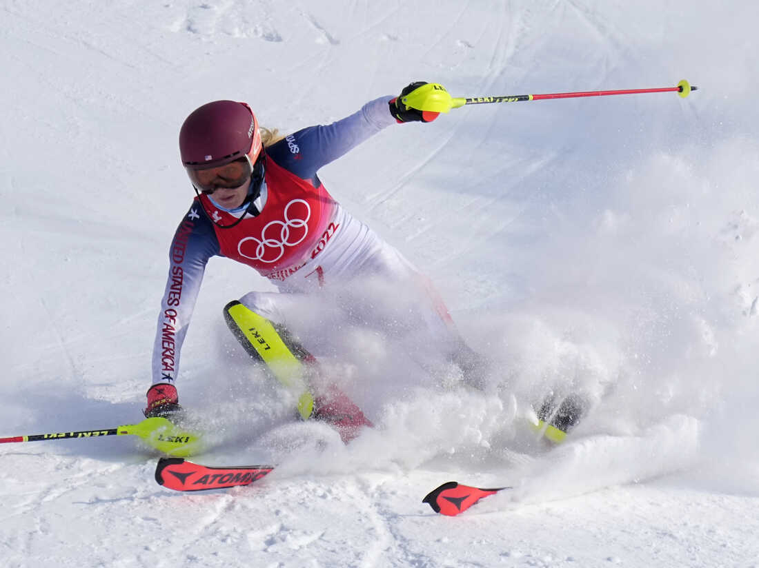 Olympic star Mikaela Shiffrin doesn&#39;t finish a second race at the Winter Games : NPR