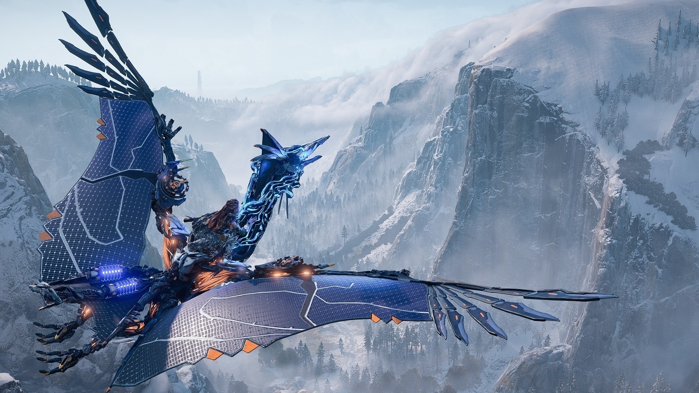 Los entornos de Horizon Forbidden West son tan hermosos como desafiantes.