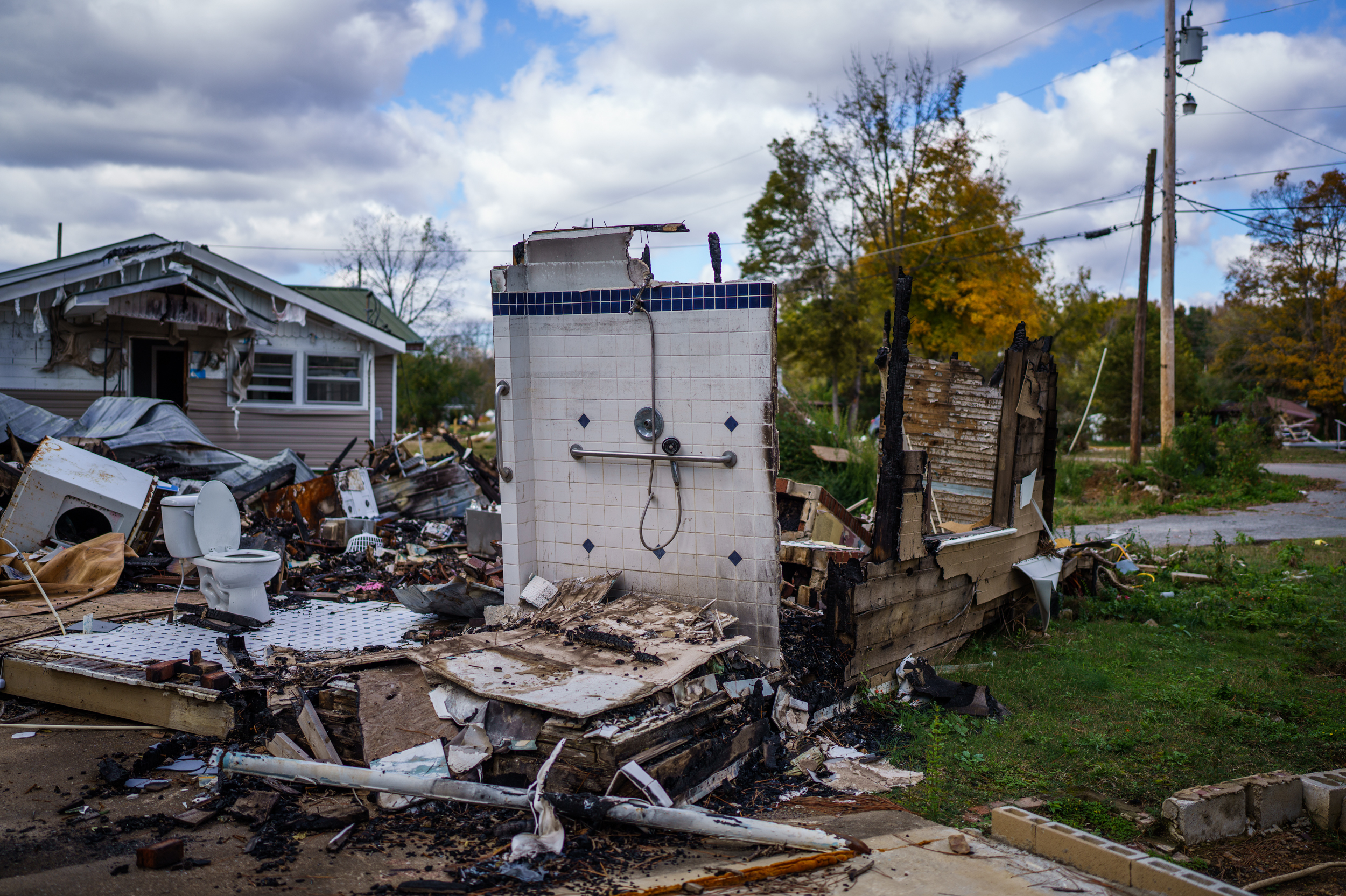 Flooding destroyed a small town family's home. Will they rebuild? : NPR