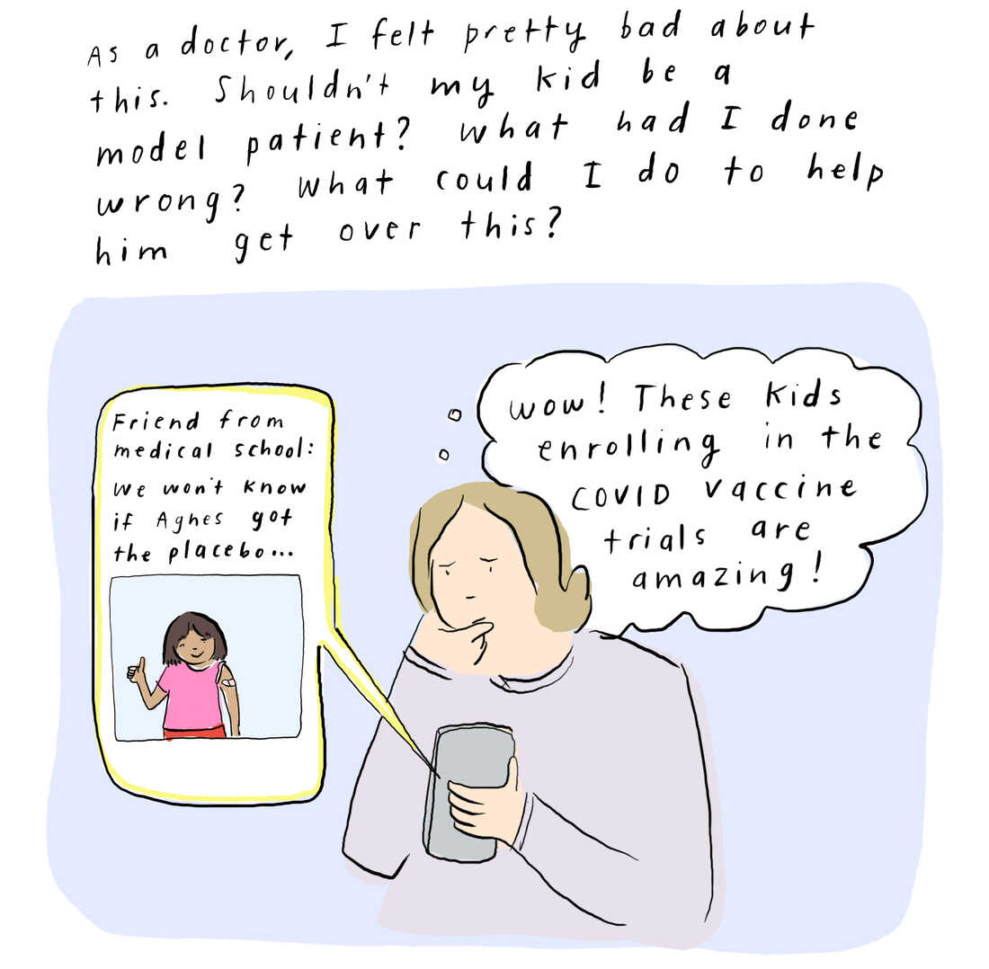 COMIC: When kids fear vaccines, try these tips to help them through : Shots  - Health News : NPR