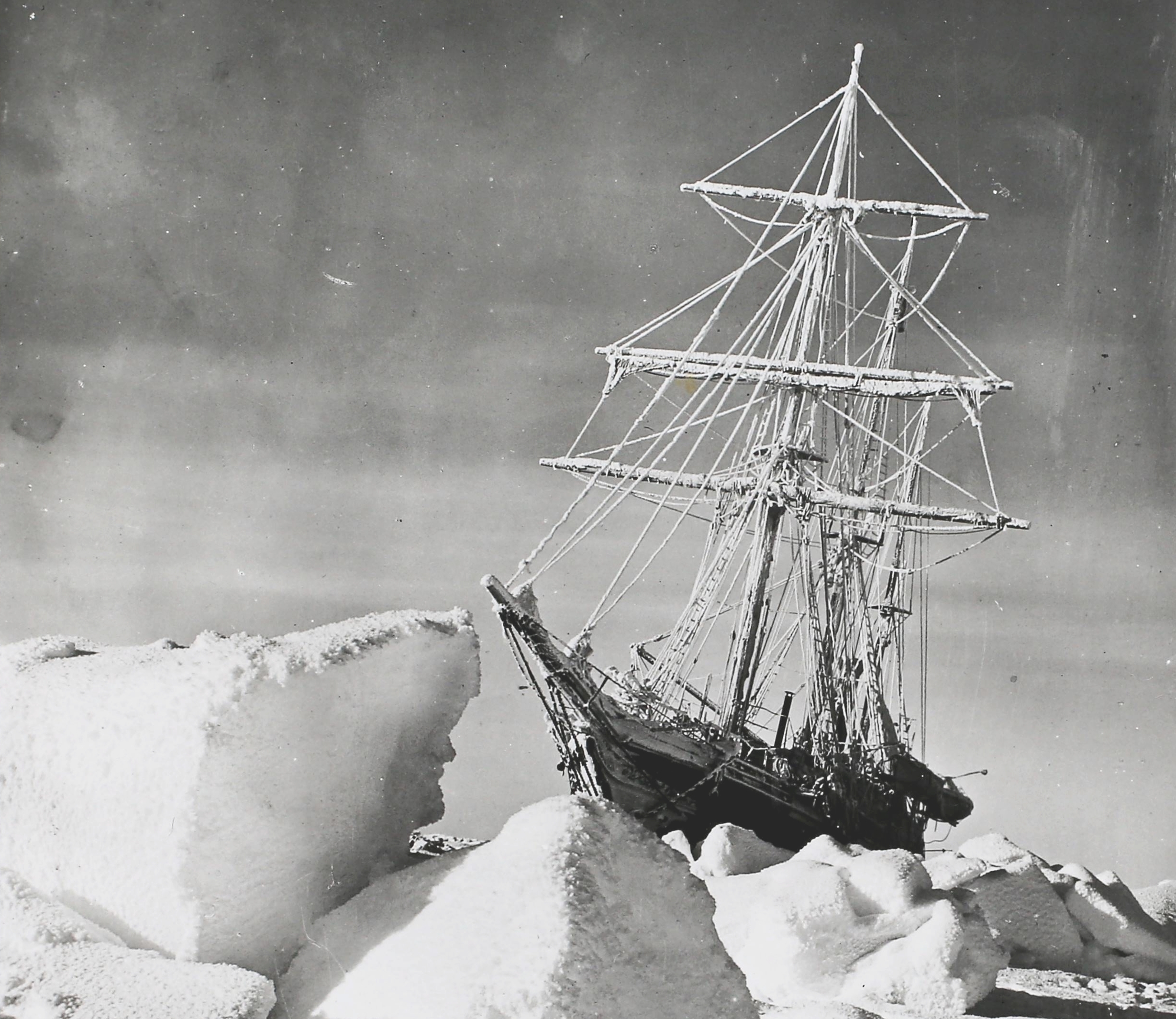 In 1915, the ship Endurance became trapped in ice during Ernest Shackleton's failed expedition to cross Antarctica. (Getty Images)
