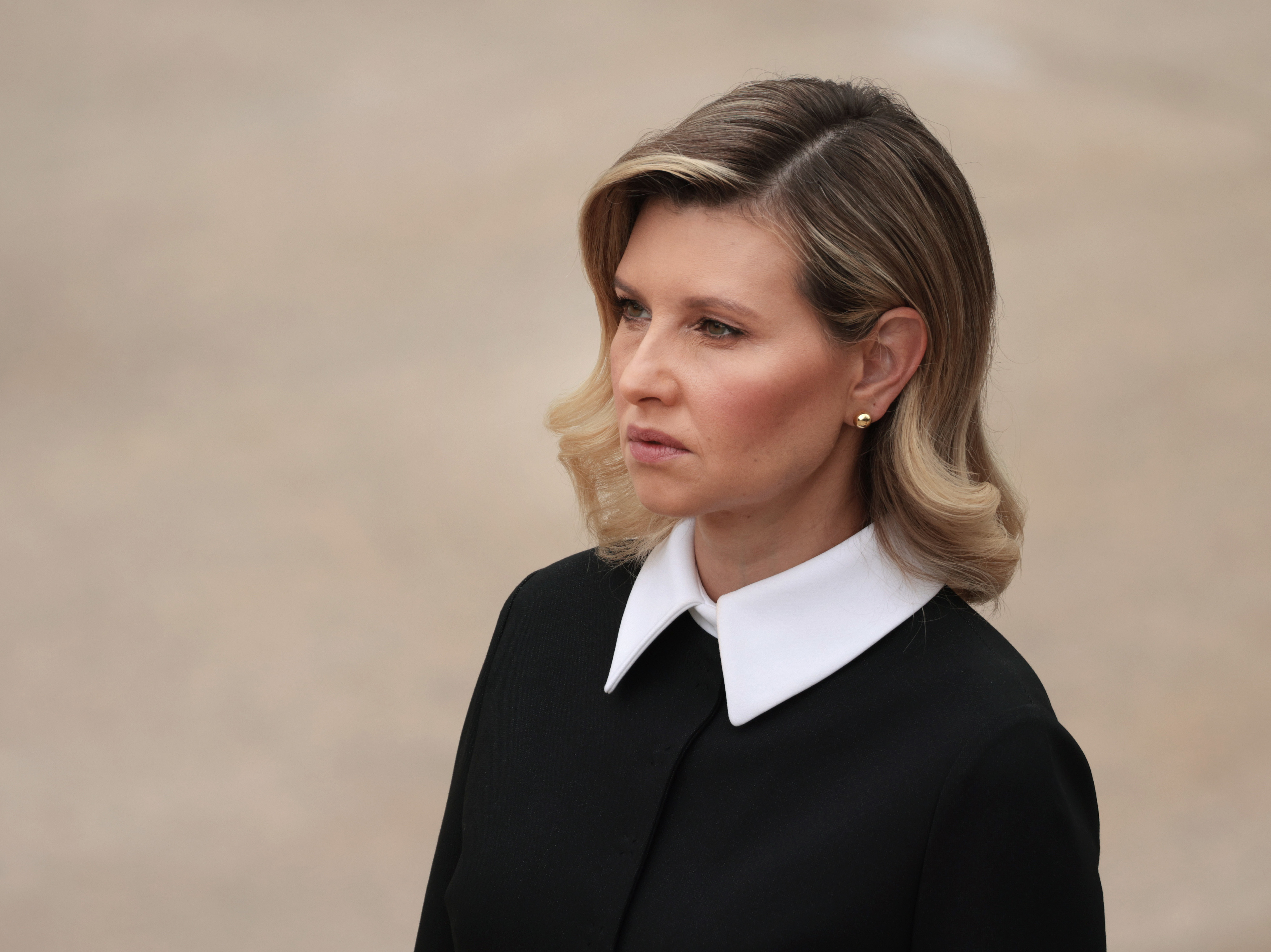 Olena Zelenska, wife of Ukrainian President Volodymyr Zelenskyy, says Russia's invasion of her country amounts to mass murder of civilians. (Getty Images)