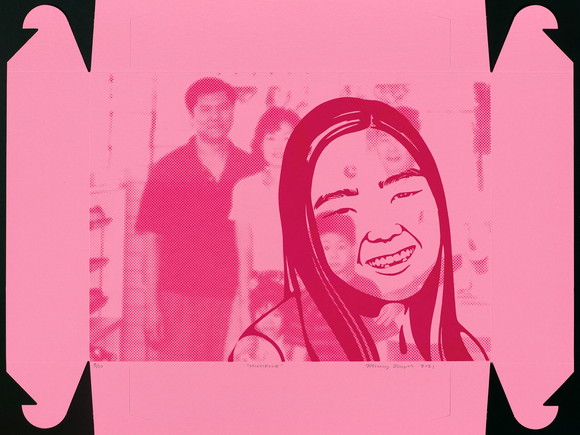 Pink donut boxes are canvas for artist portraying kids of Cambodian-American refugees - Vimarsana News