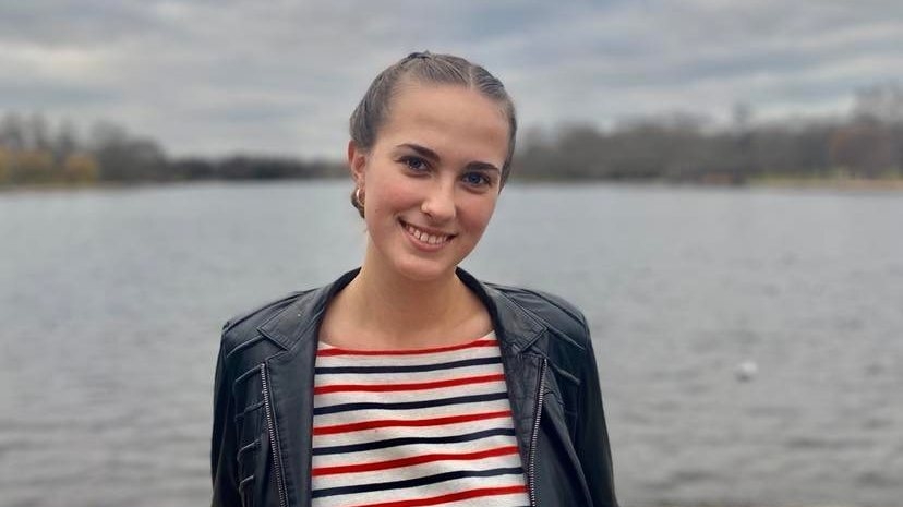 Ukraine Student Ukrainian students at U.S. colleges watch the war from afar : NPR