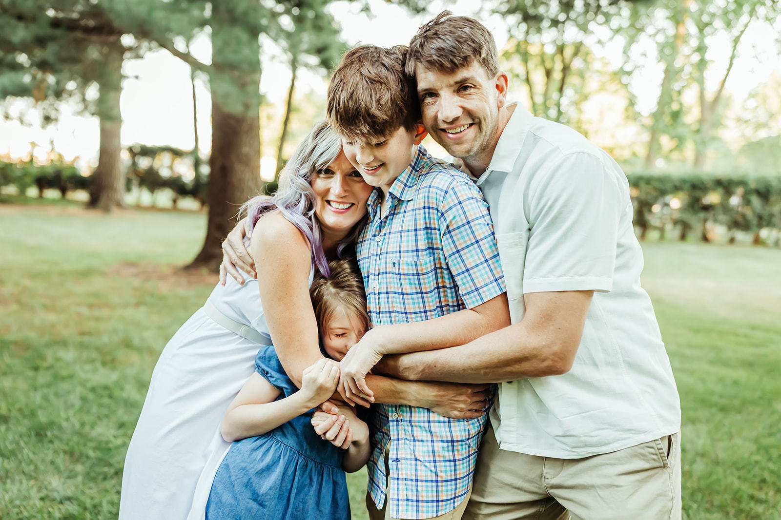 The Briggle family is fighting back after the Texas governor and attorney general said transgender children receiving gender-affirming care are the victims of child abuse. (Jillian R McKenzie)