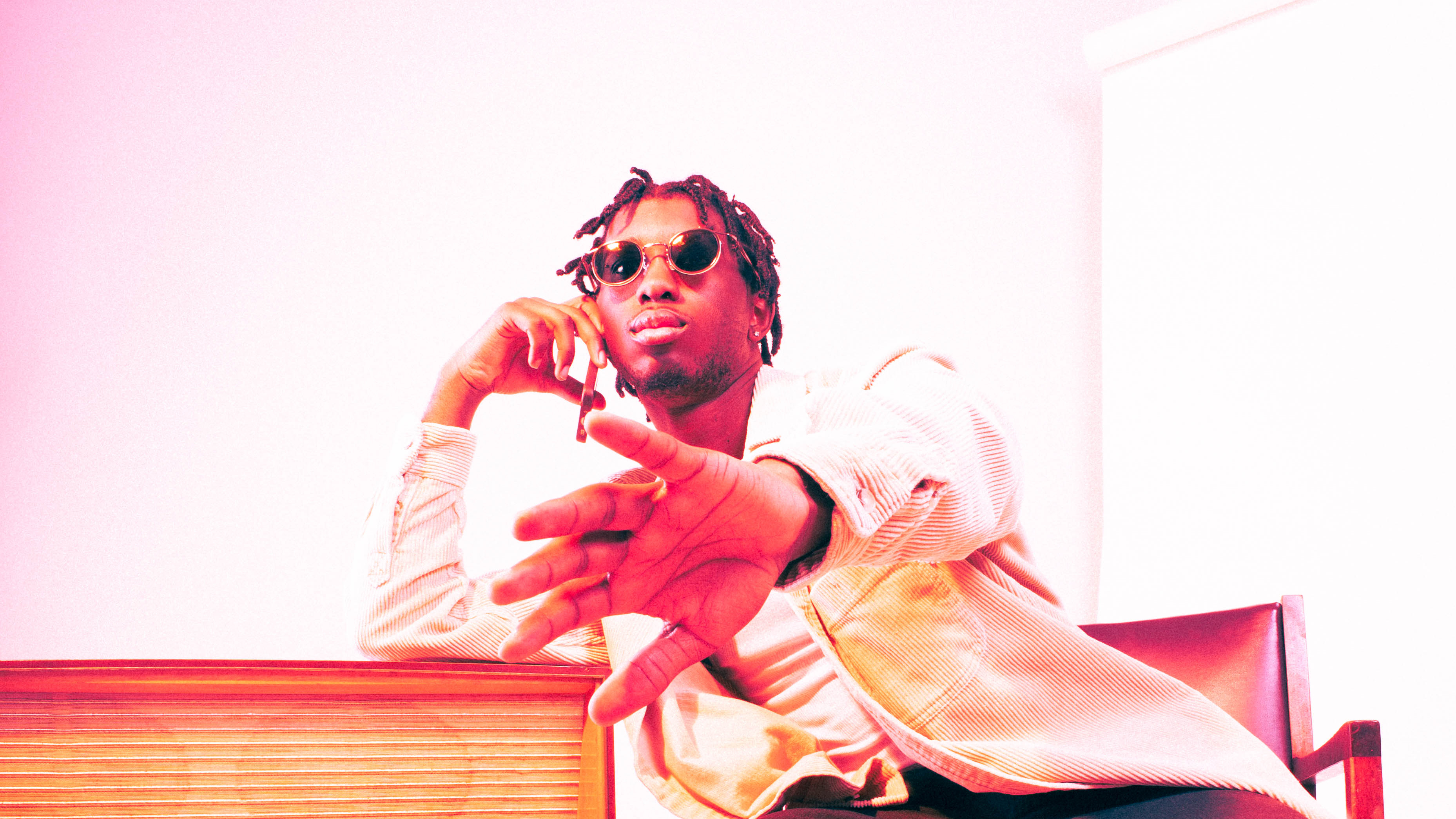 The multi-instrumentalist Julius Rodriguez, whose debut album, <em>Let Sound Tell All</em>, will be released by Verve on June 10. (Courtesy of the artist)