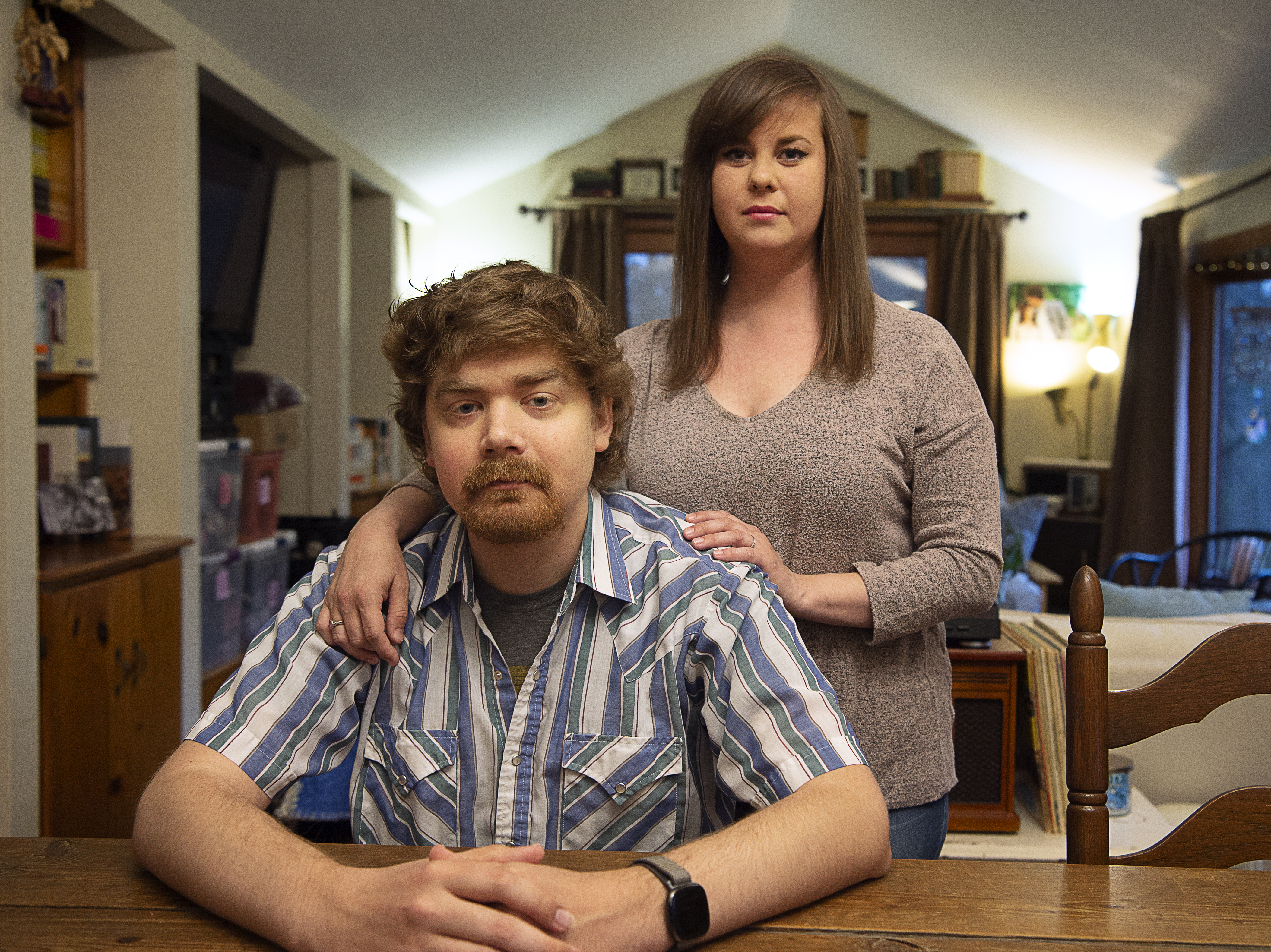 While Sean Deines and his wife, Rebekah, were traveling in Wyoming in 2020, Sean got very ill and was diagnosed with an aggressive leukemia. A huge air ambulance bill added to their stress. (Kaiser Health News)