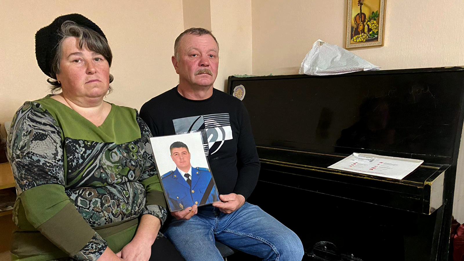 One Ukrainian family grieves the loss of their fighter pilot son