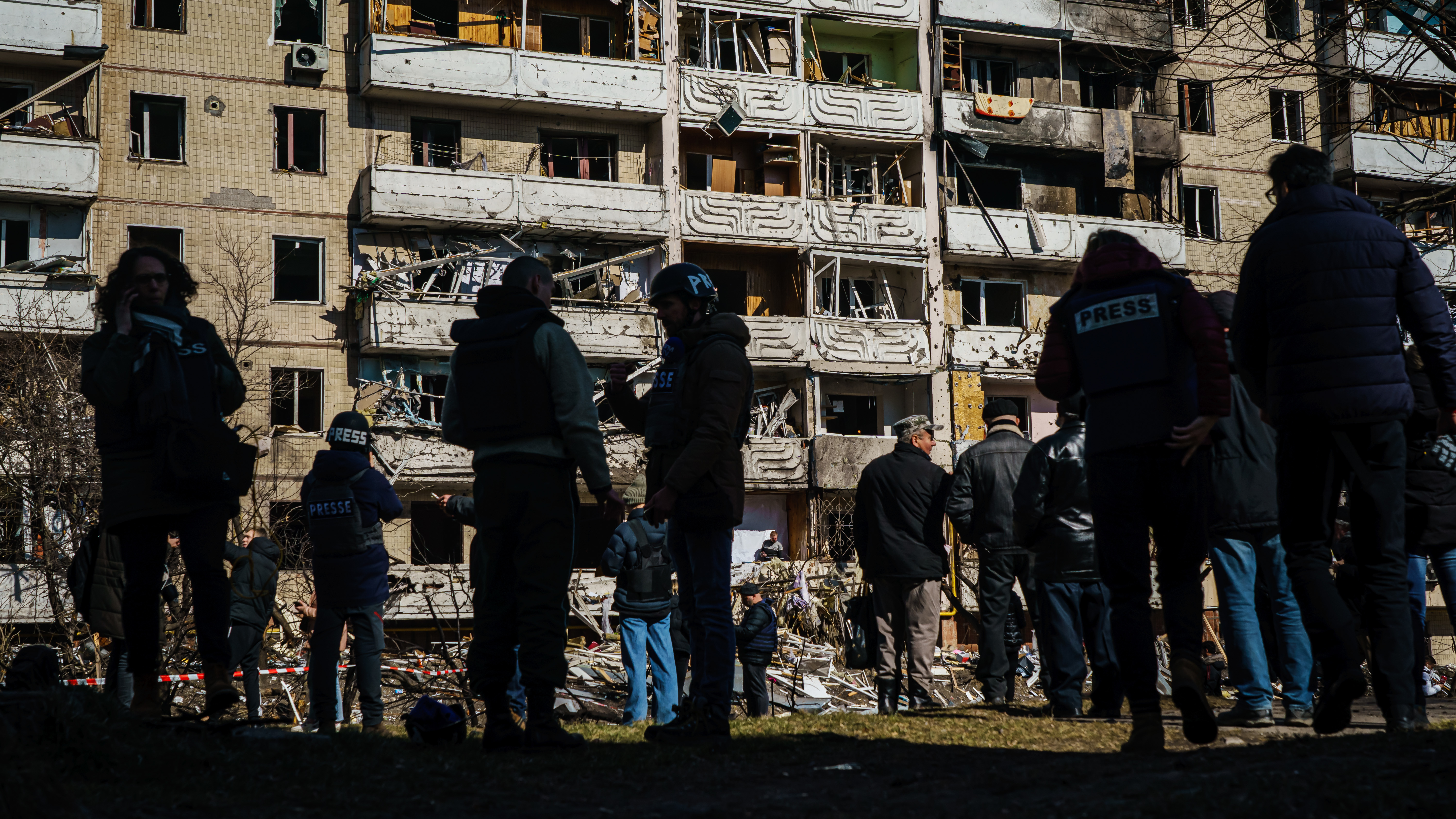 Russian forces are reportedly holding Ukrainian journalists hostage